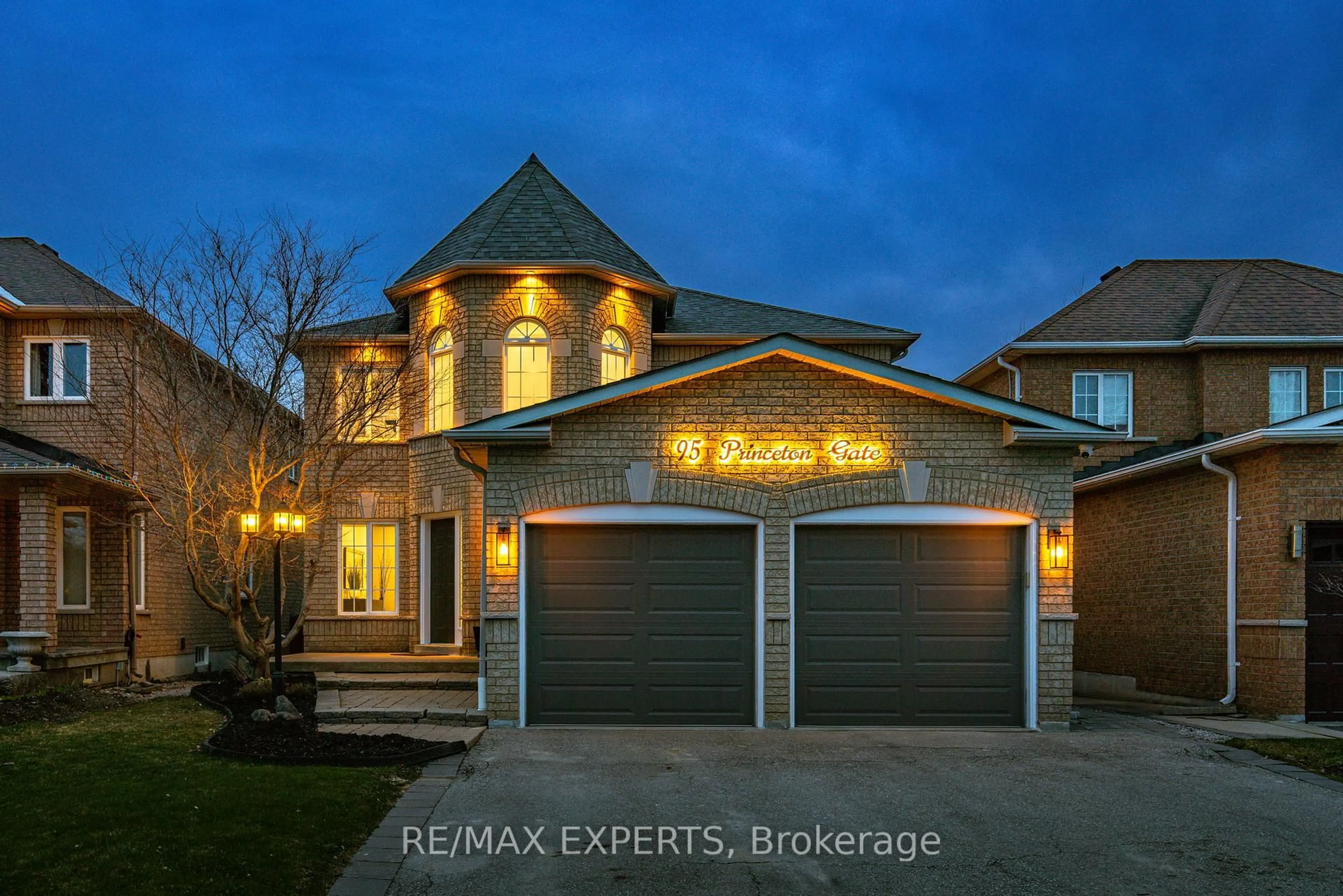 Home with brick exterior material, street for 95 Princeton Gate, Vaughan Ontario L6A 2S7