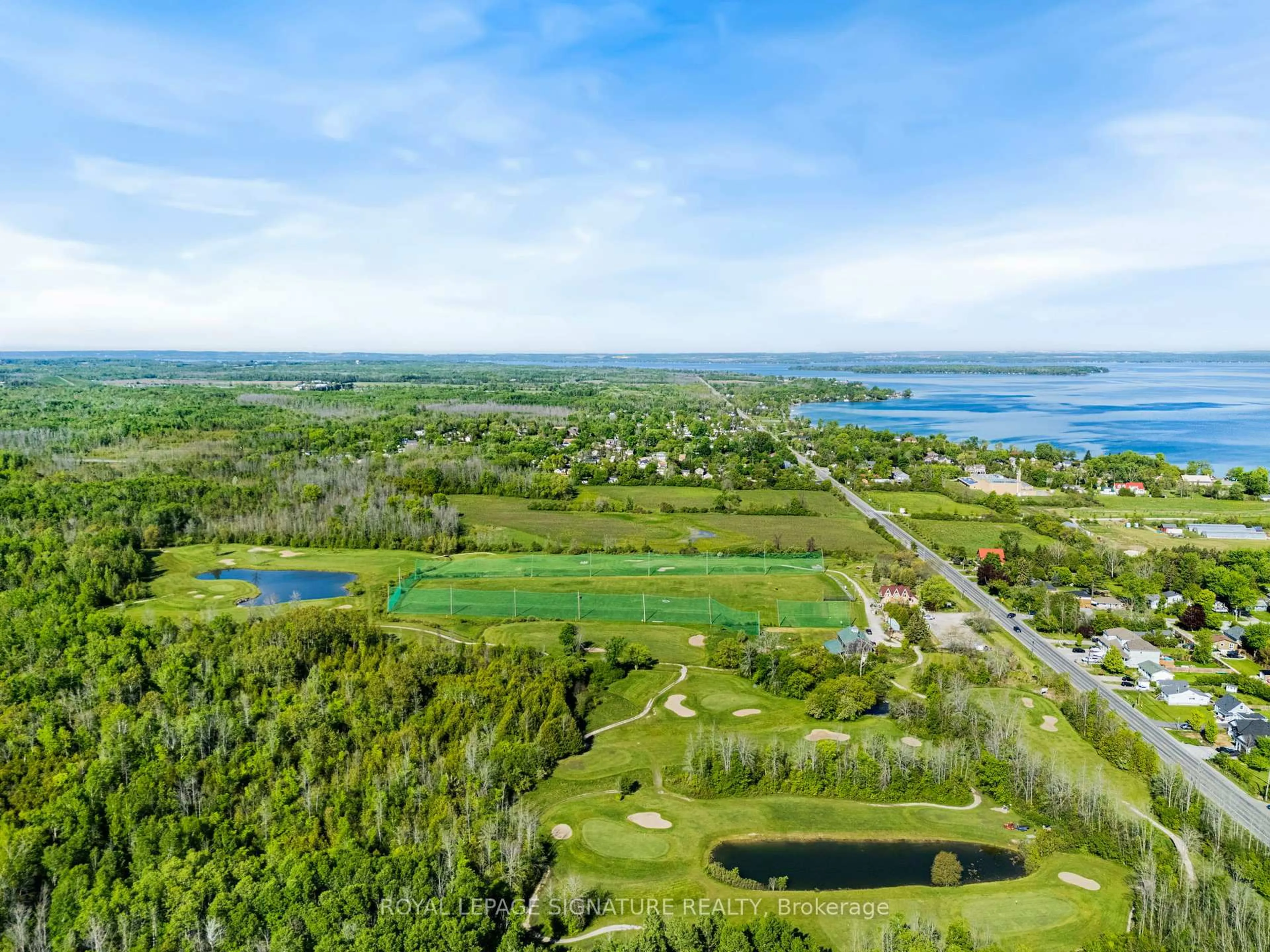 A pic from outside/outdoor area/front of a property/back of a property/a pic from drone, water/lake/river/ocean view for 1668 Metro Rd, Georgina Ontario L0E 1S0