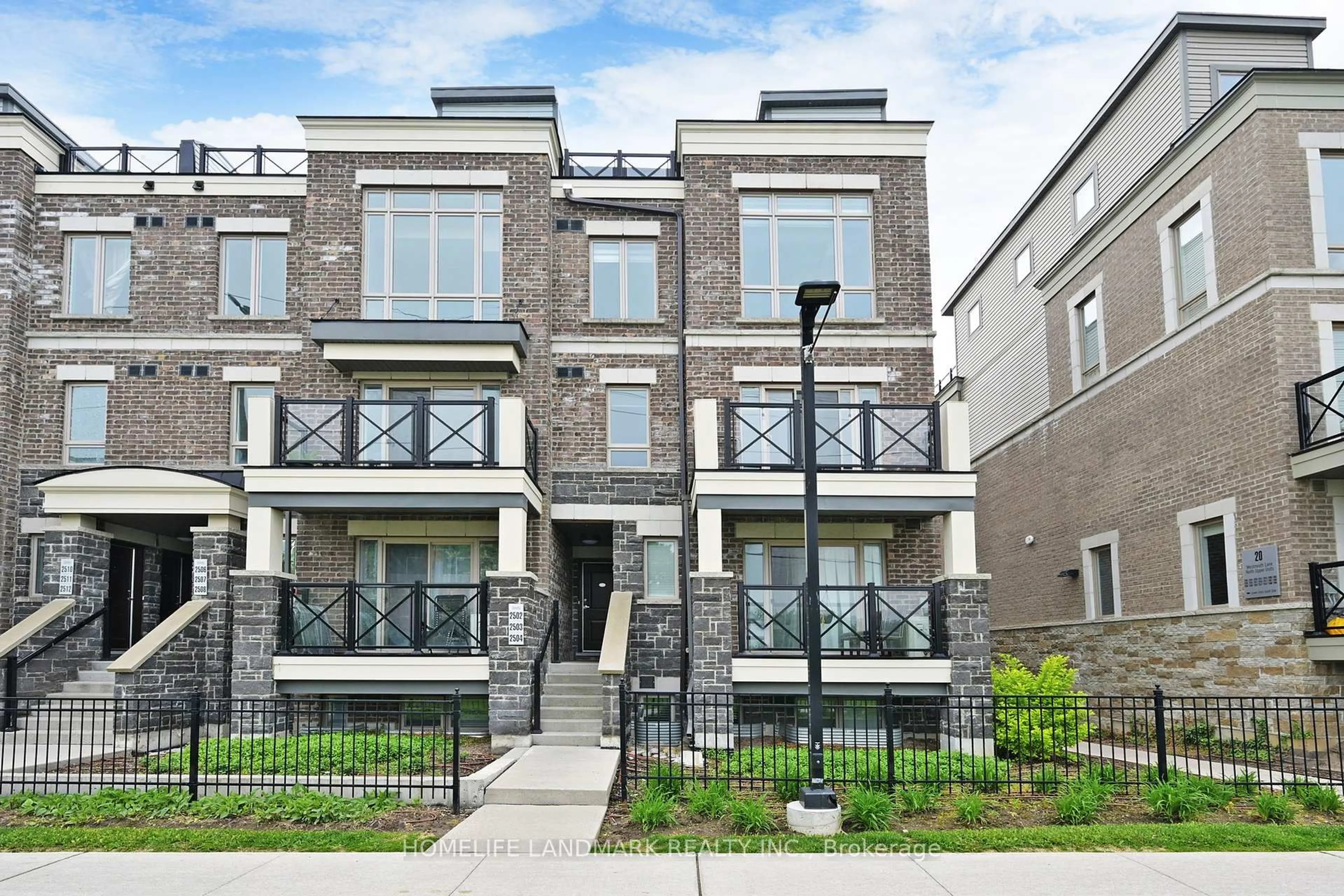 Home with brick exterior material, street for 30 Westmeath Lane #2503, Markham Ontario L6B 1N5