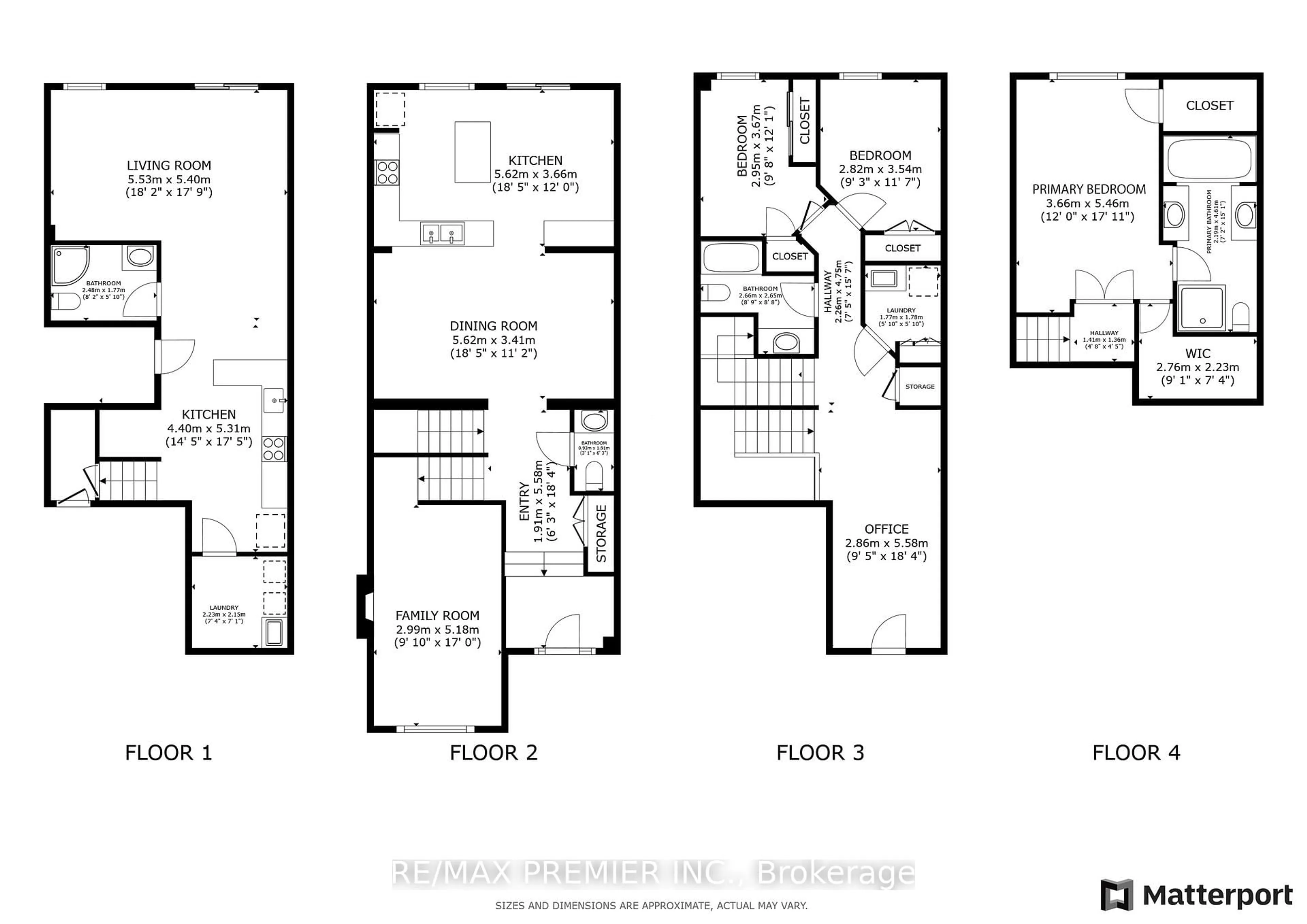 Floor plan for 103 Hansard Dr, Vaughan Ontario L4H 0V8