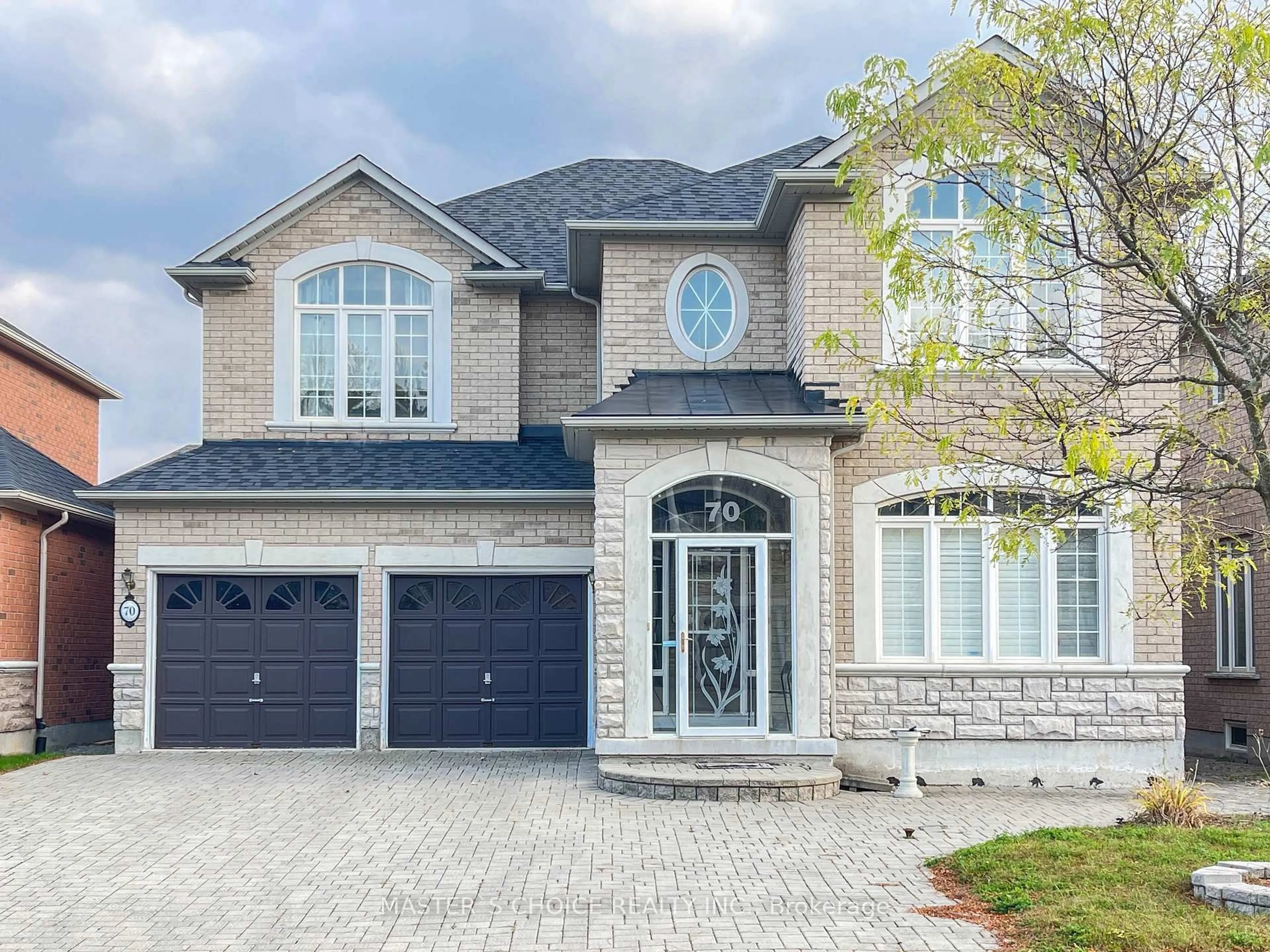 Home with brick exterior material, street for 70 Brass Dr, Richmond Hill Ontario L4E 4T5