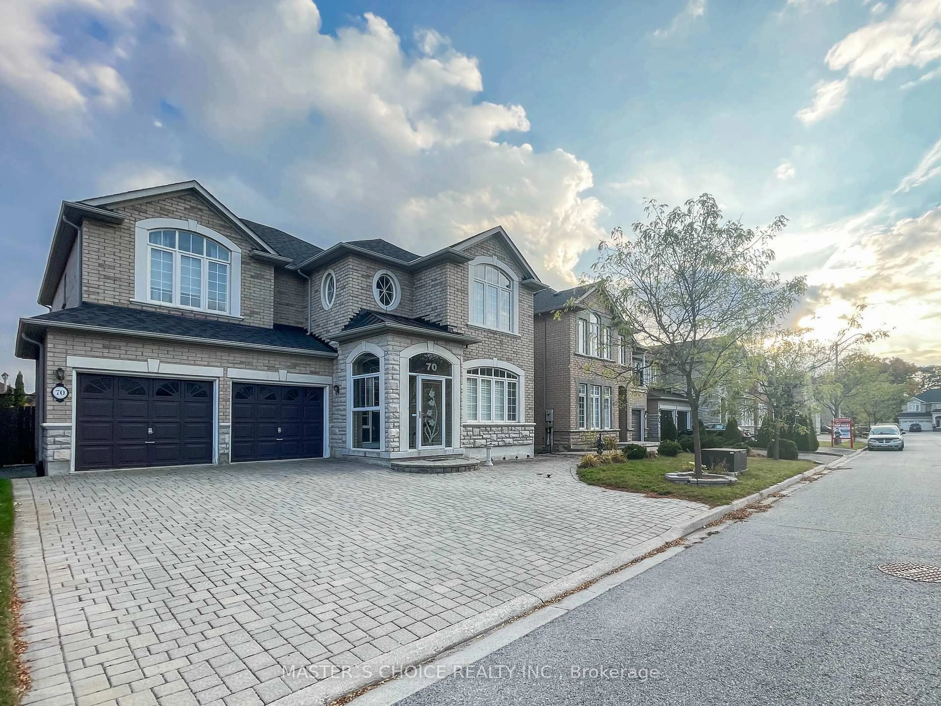 Home with brick exterior material, street for 70 Brass Dr, Richmond Hill Ontario L4E 4T5