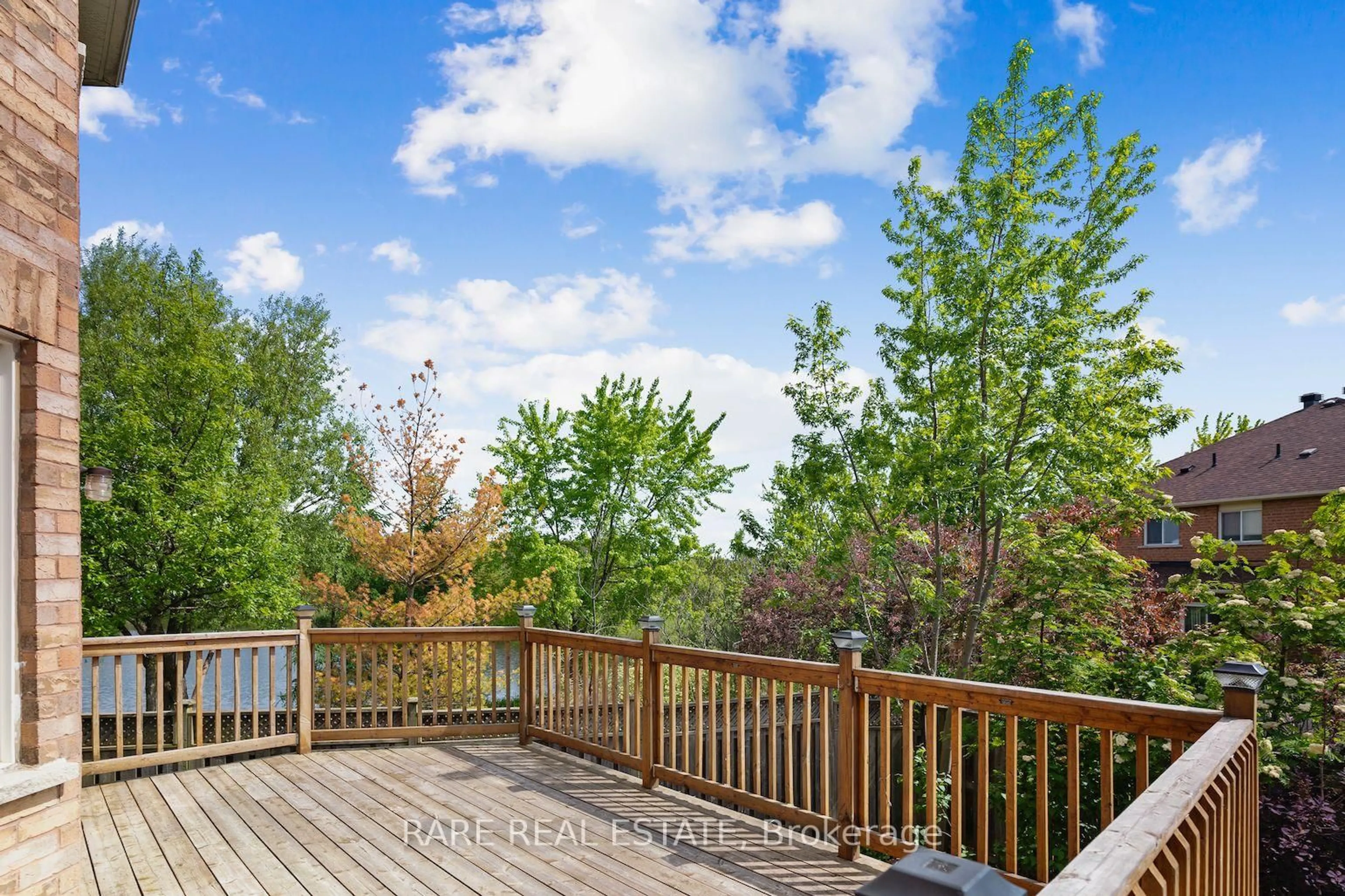 Patio, water/lake/river/ocean view for 295 Stonebridge Dr, Markham Ontario L6C 2Y1