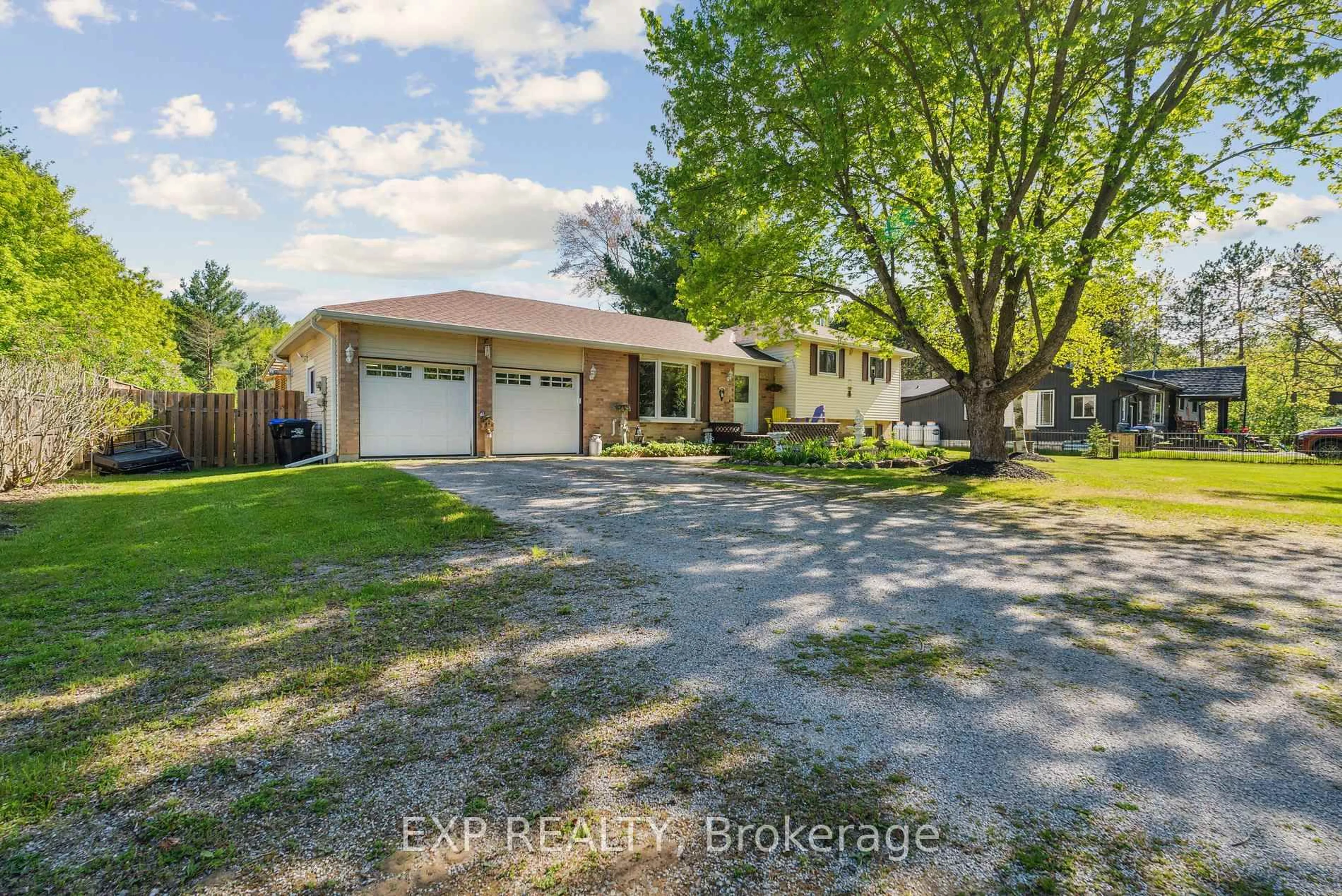 A pic from outside/outdoor area/front of a property/back of a property/a pic from drone, street for 8245 Concession  2 Rd, Adjala-Tosorontio Ontario L0M 1M0