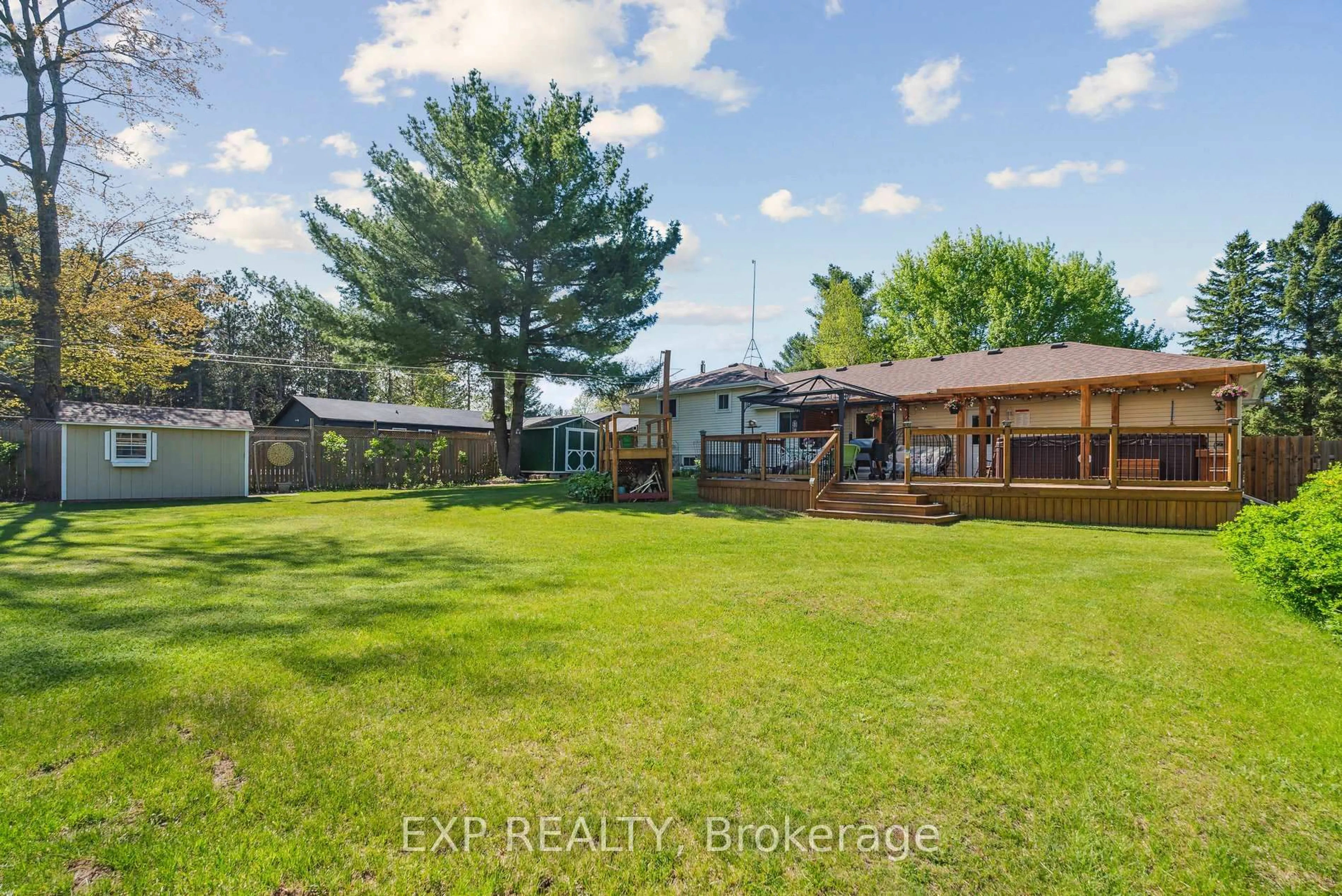 A pic from outside/outdoor area/front of a property/back of a property/a pic from drone, water/lake/river/ocean view for 8245 Concession  2 Rd, Adjala-Tosorontio Ontario L0M 1M0