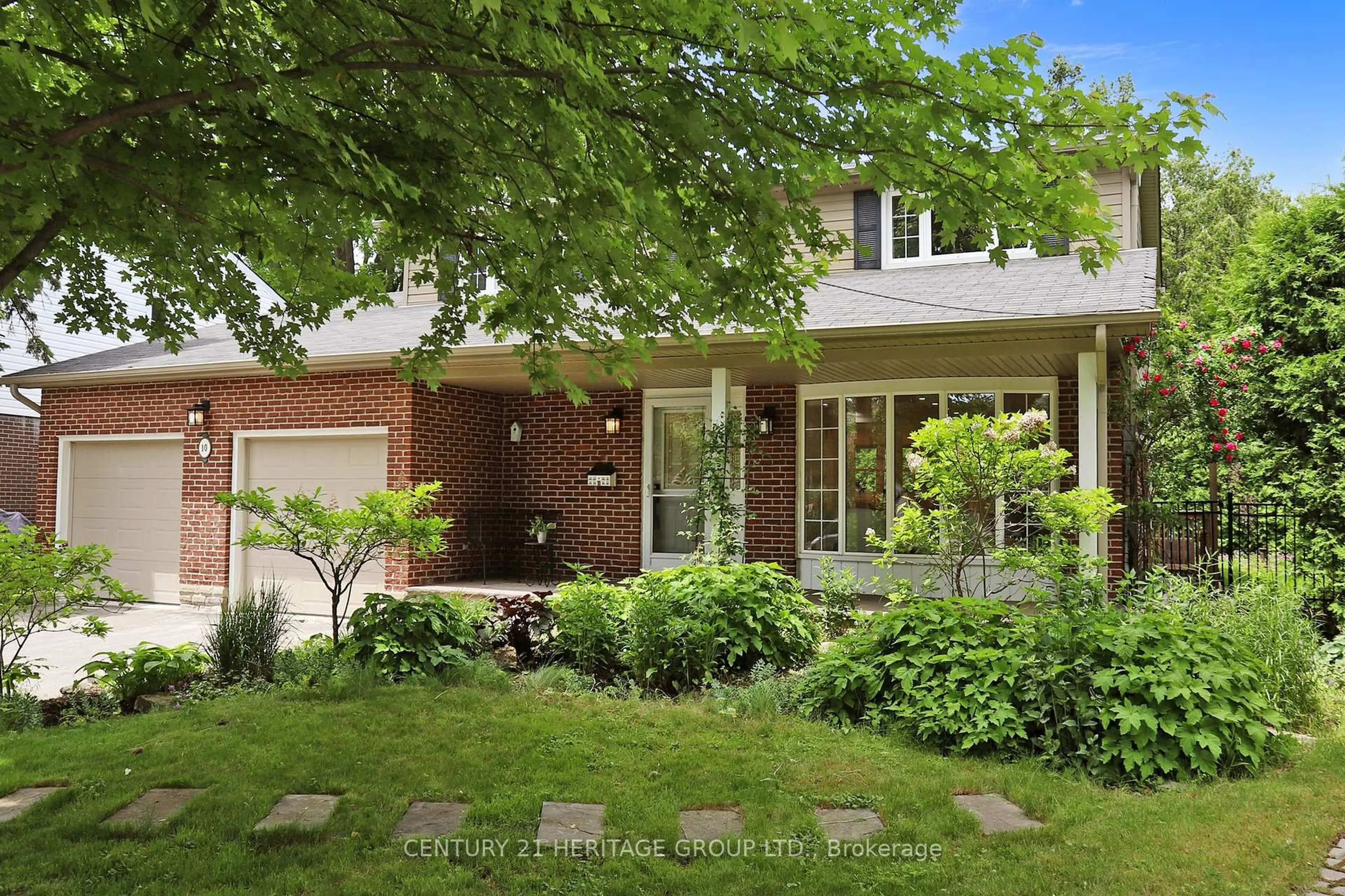 Home with brick exterior material, street for 10 Cherry Blossom Lane, Markham Ontario L3T 3B9
