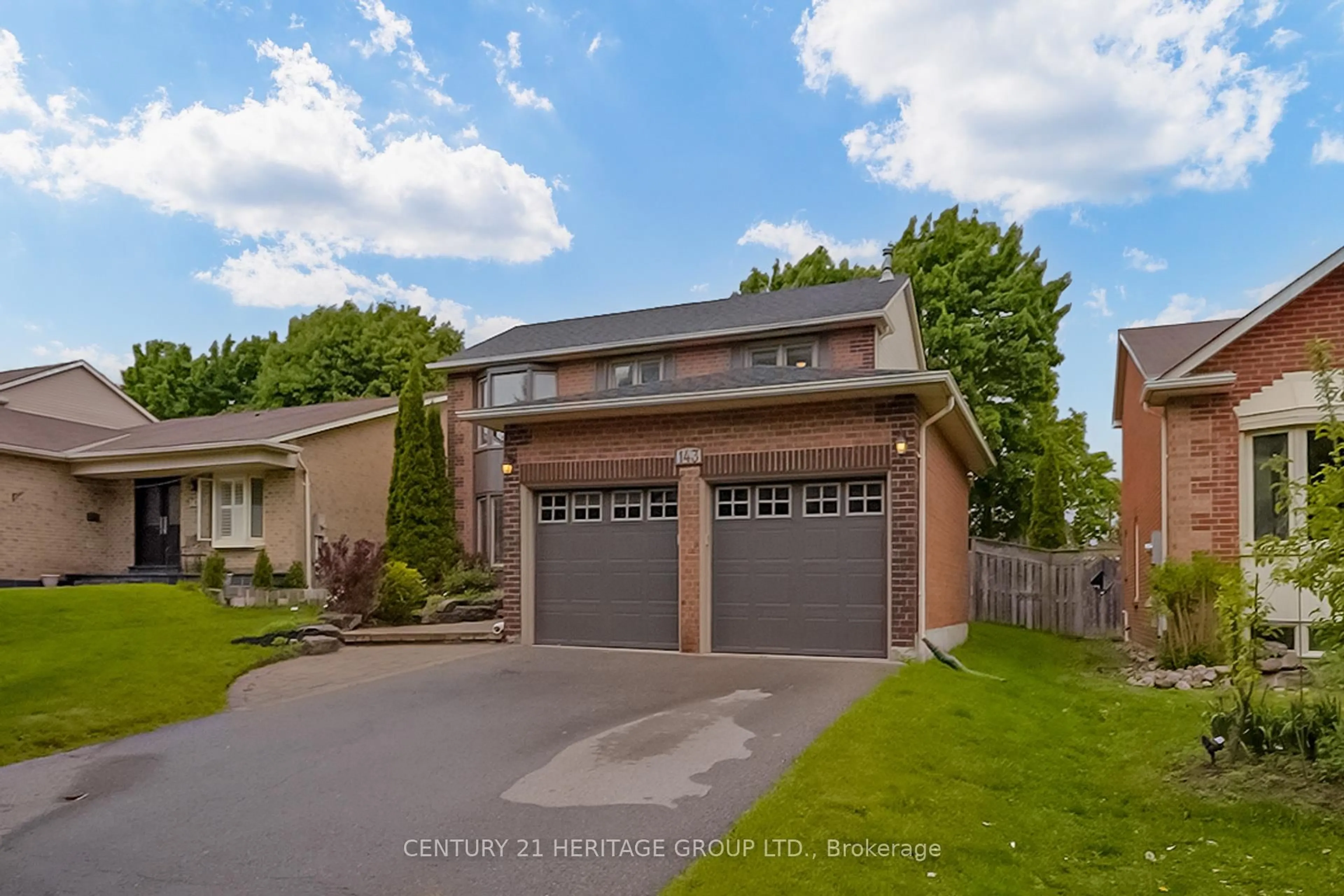 Home with brick exterior material, street for 143 John Bowser Cres, Newmarket Ontario L3Y 7N4