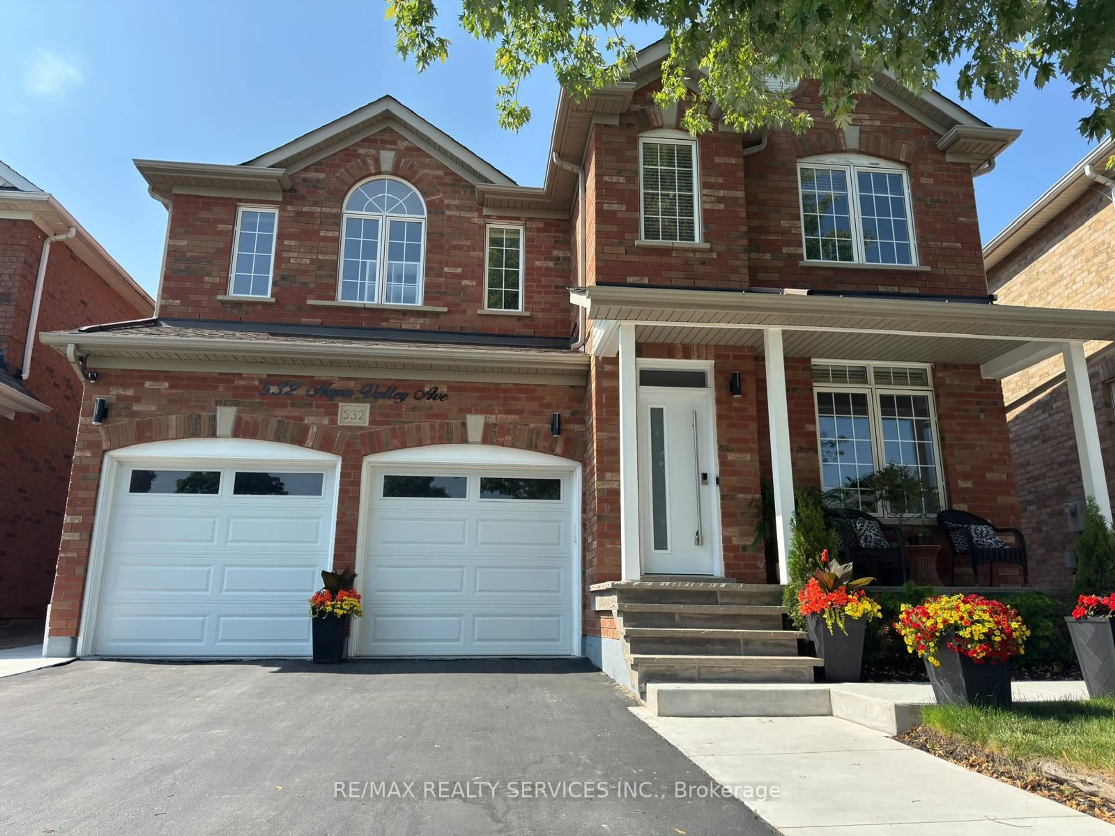 Home with brick exterior material, street for 532 Napa Valley Ave, Vaughan Ontario L4L 2A1