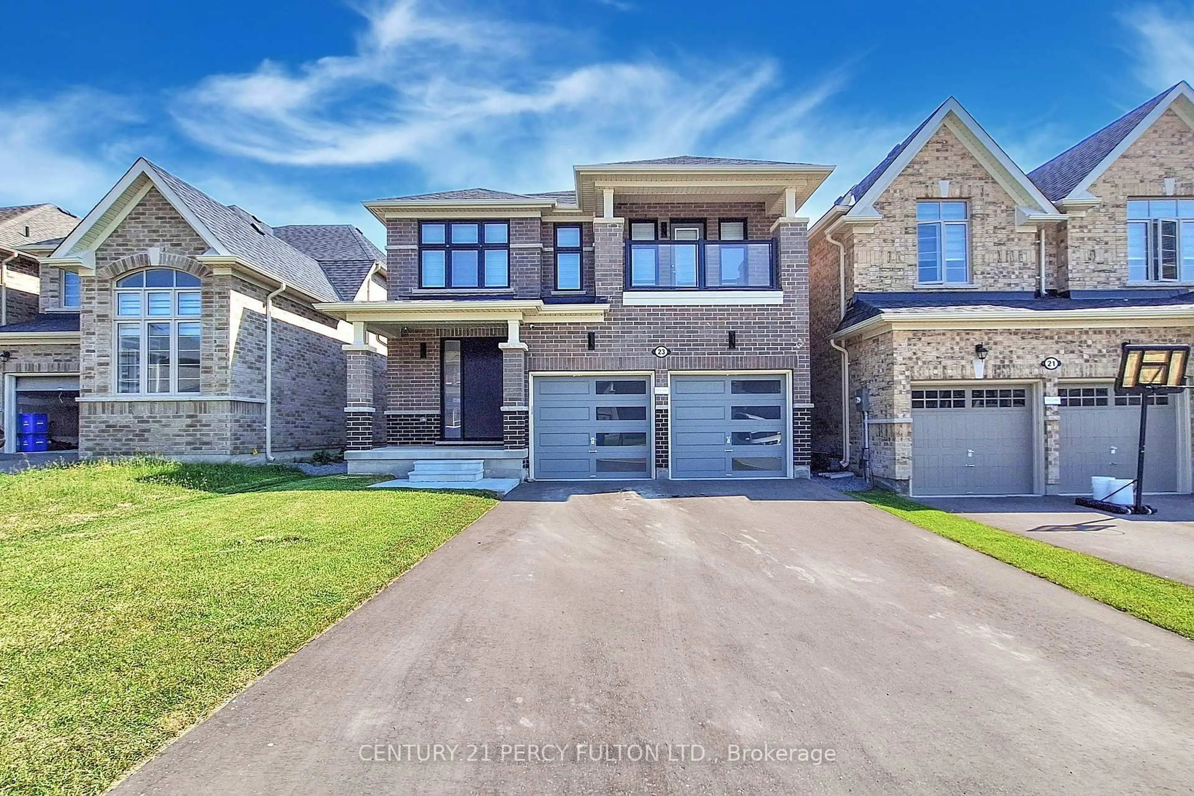 Home with brick exterior material, street for 23 Sam Battaglia Cres, Georgina Ontario L0E 1R0