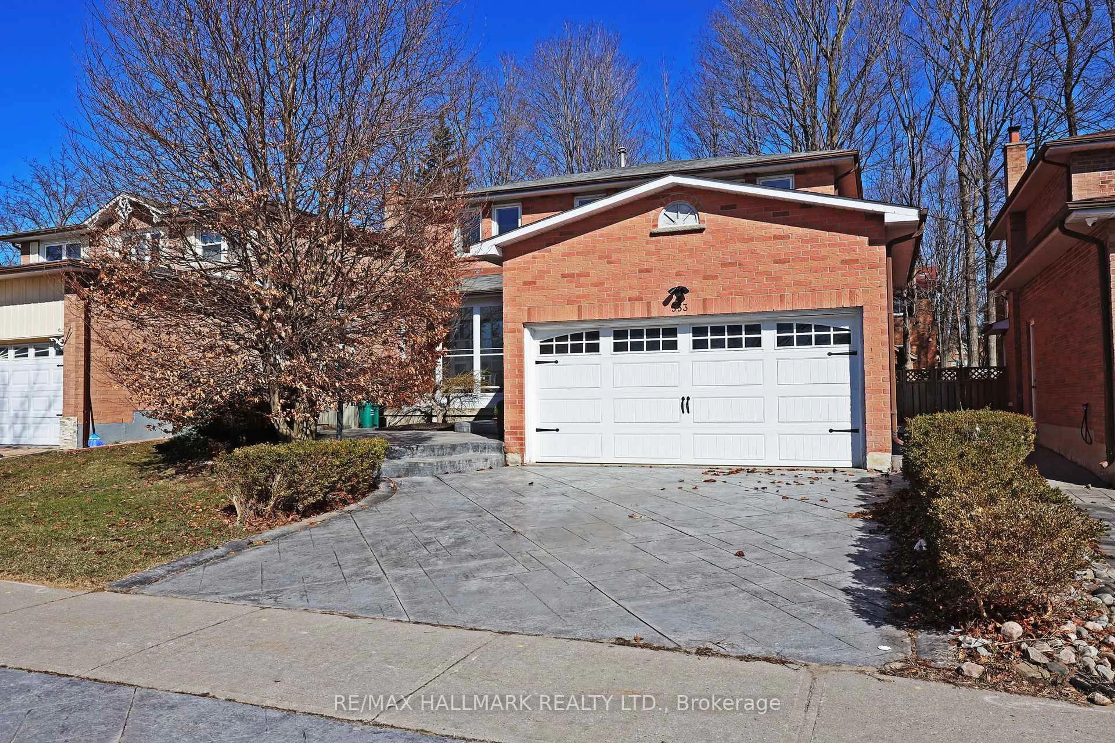 Home with brick exterior material, street for 553 Raymerville Dr, Markham Ontario L3P 6G3
