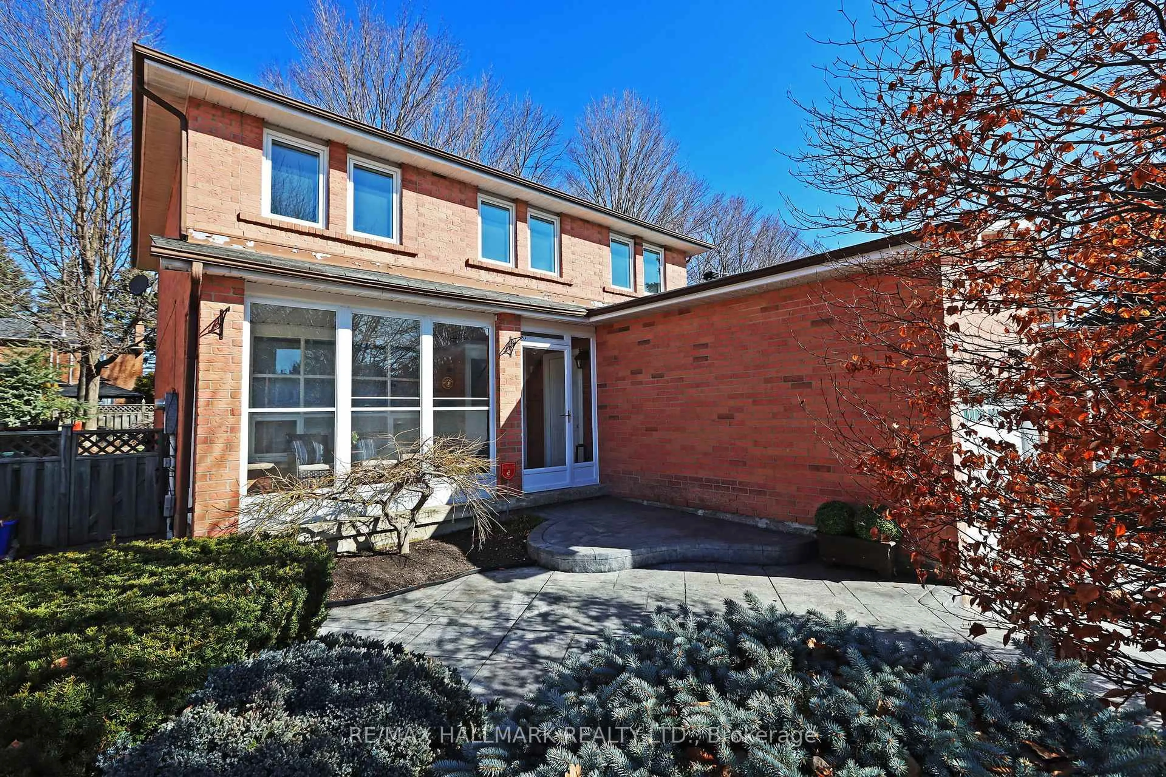 Home with brick exterior material, street for 553 Raymerville Dr, Markham Ontario L3P 6G3