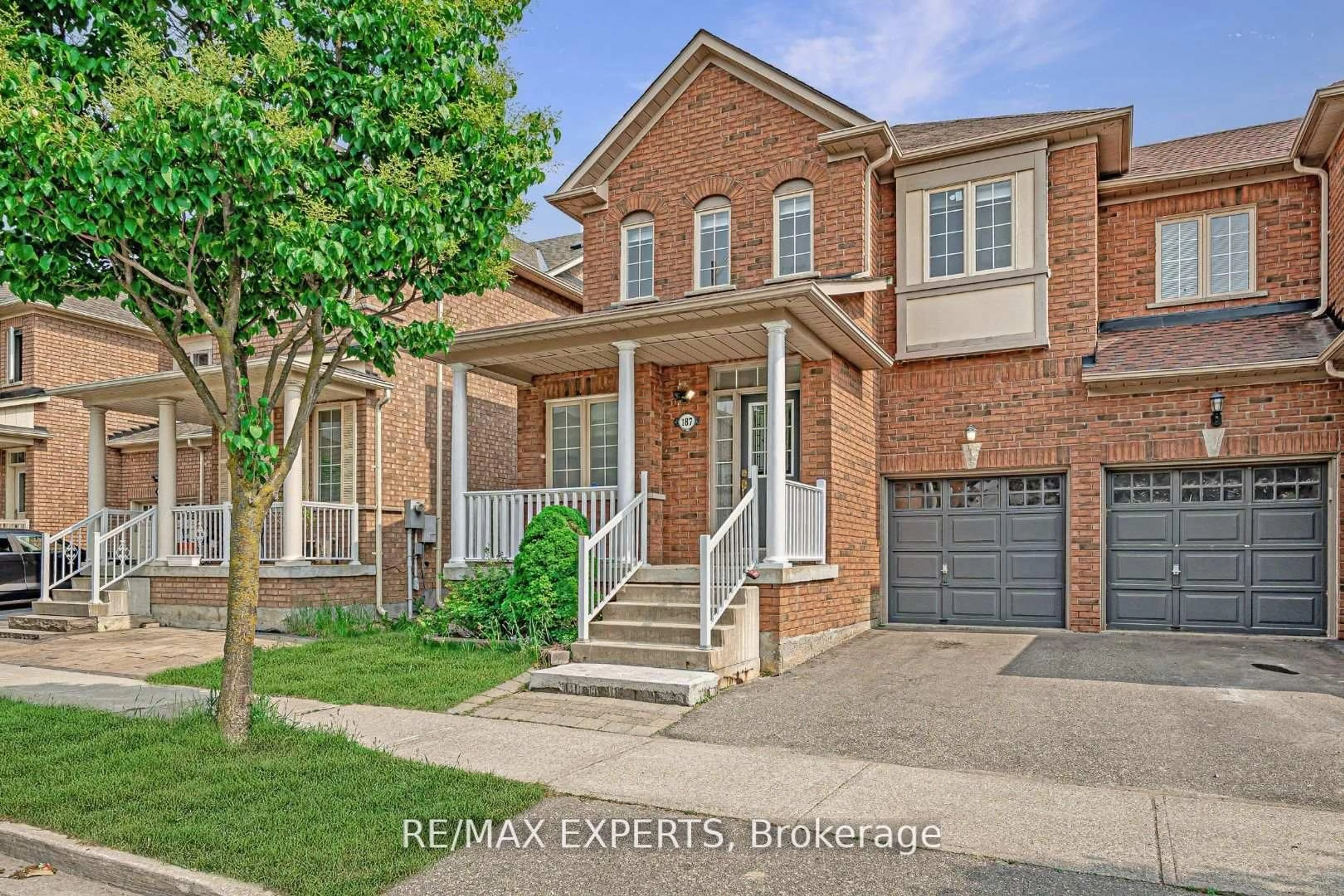 Home with brick exterior material, street for 187 Hopecrest Rd, Markham Ontario L6C 2V6