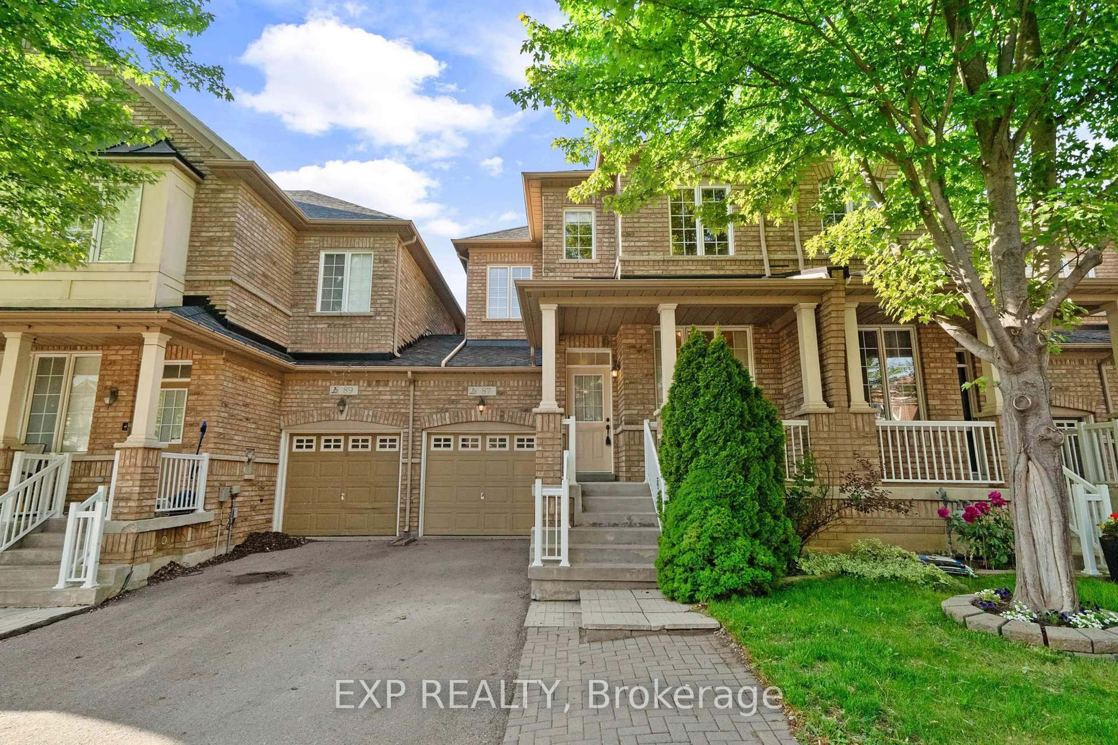Home with brick exterior material, street for 87 Pillar Rock Cres, Markham Ontario L6C 3H8