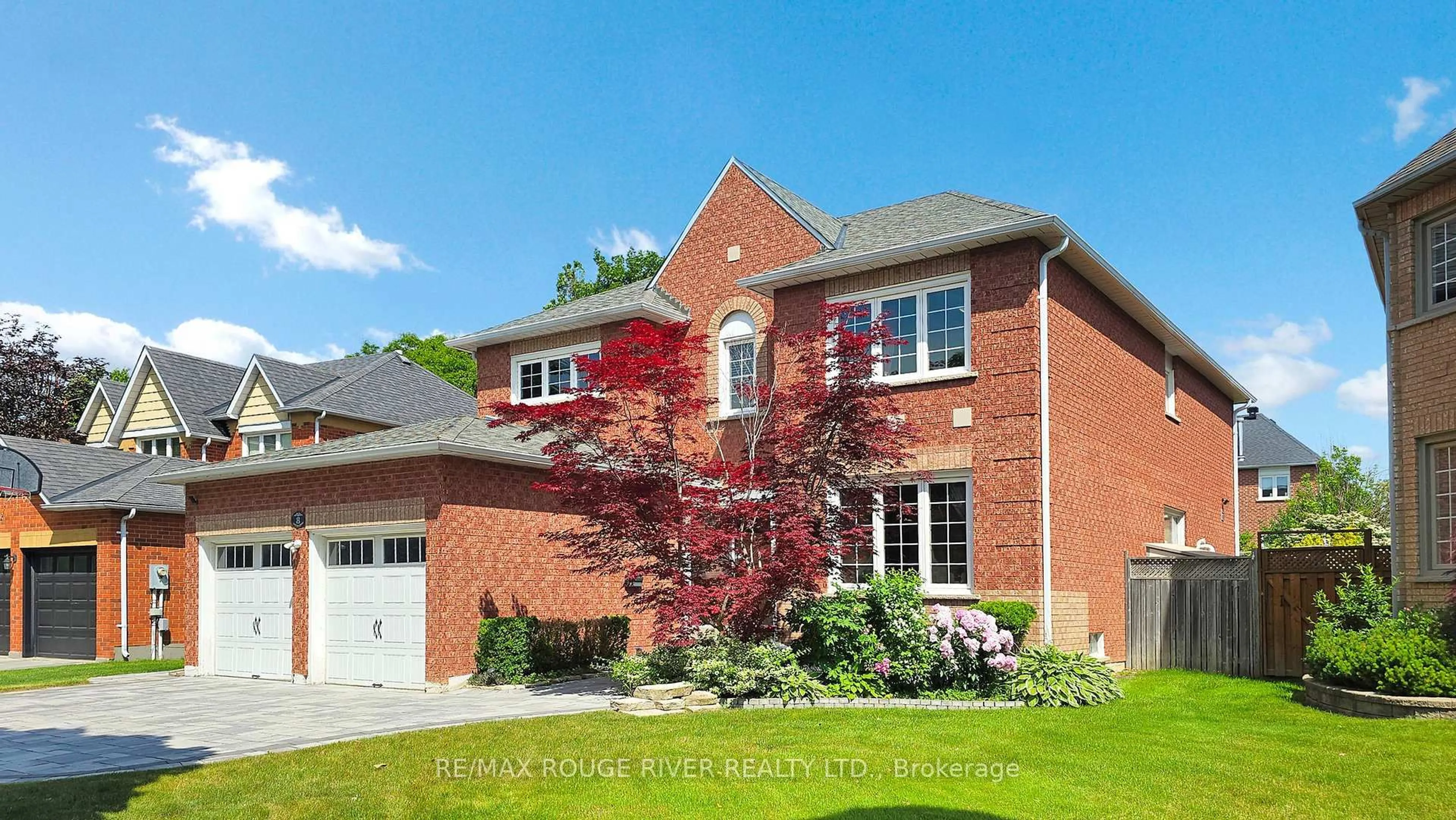 Home with brick exterior material, street for 8 Lismer Crt, Markham Ontario L3R 0G2