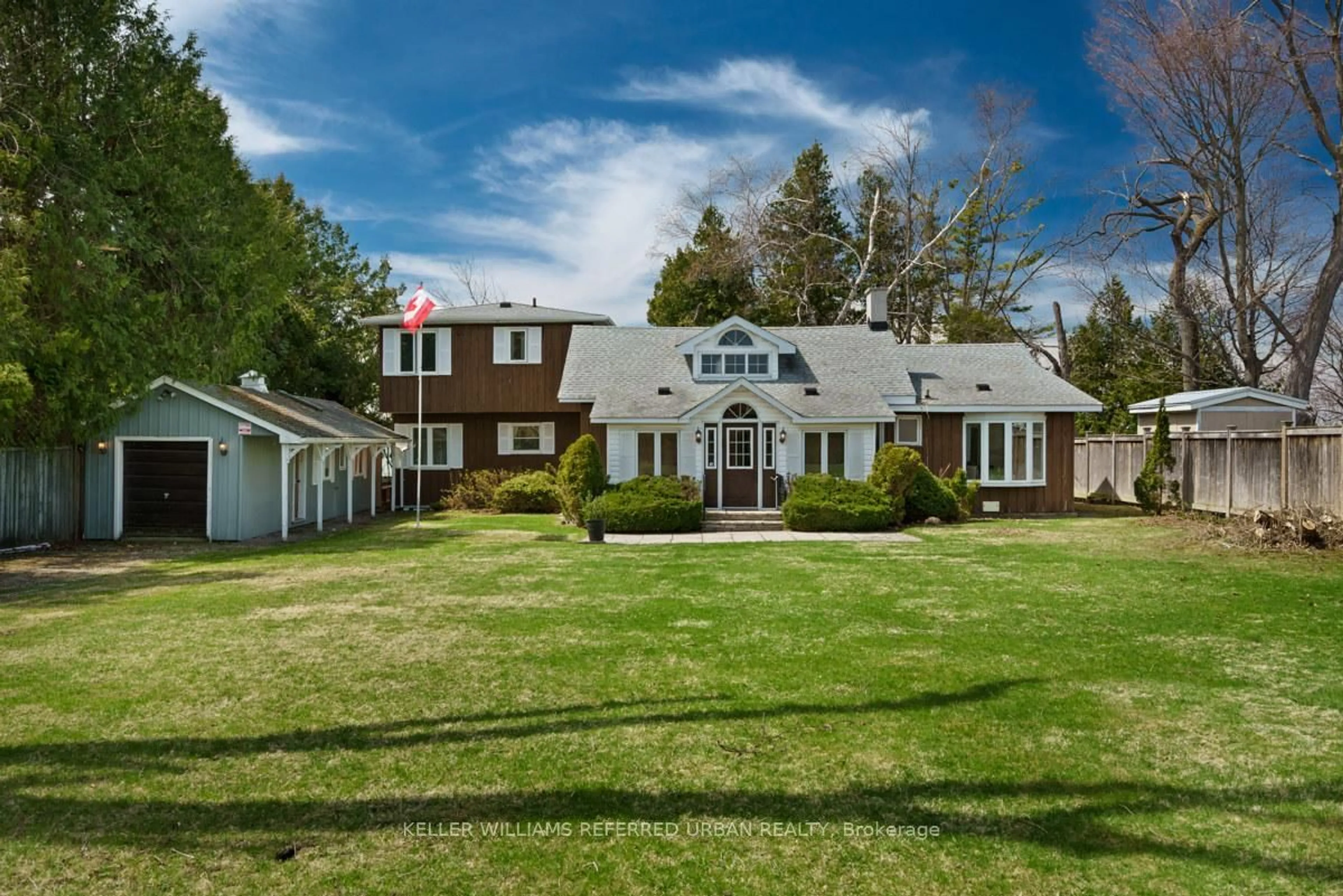A pic from outside/outdoor area/front of a property/back of a property/a pic from drone, unknown for 26950 Cedarhurst Beach Rd, Brock Ontario L0K 1A0