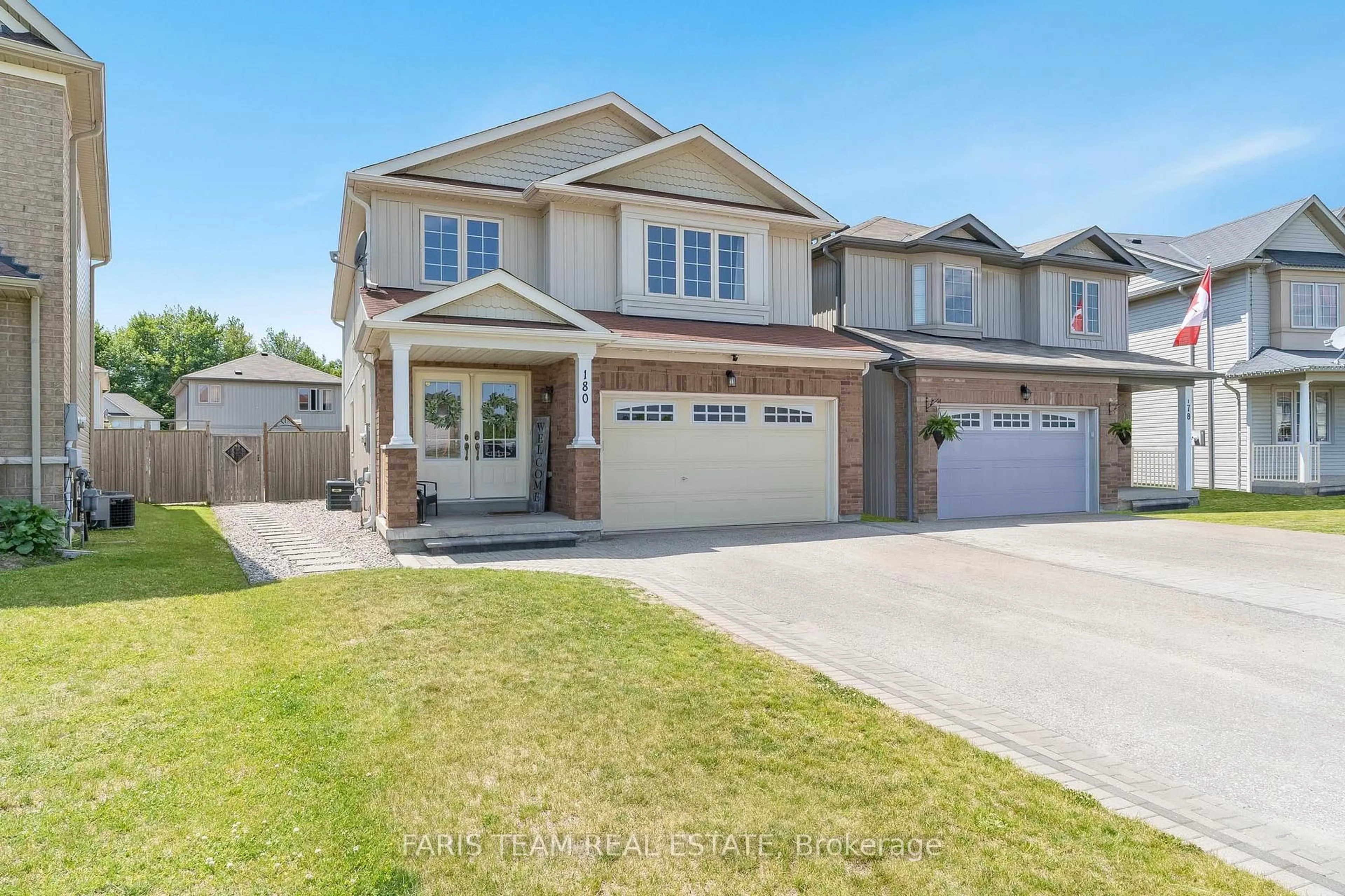Home with brick exterior material, street for 180 Maplewood Dr, Essa Ontario L3W 0G1