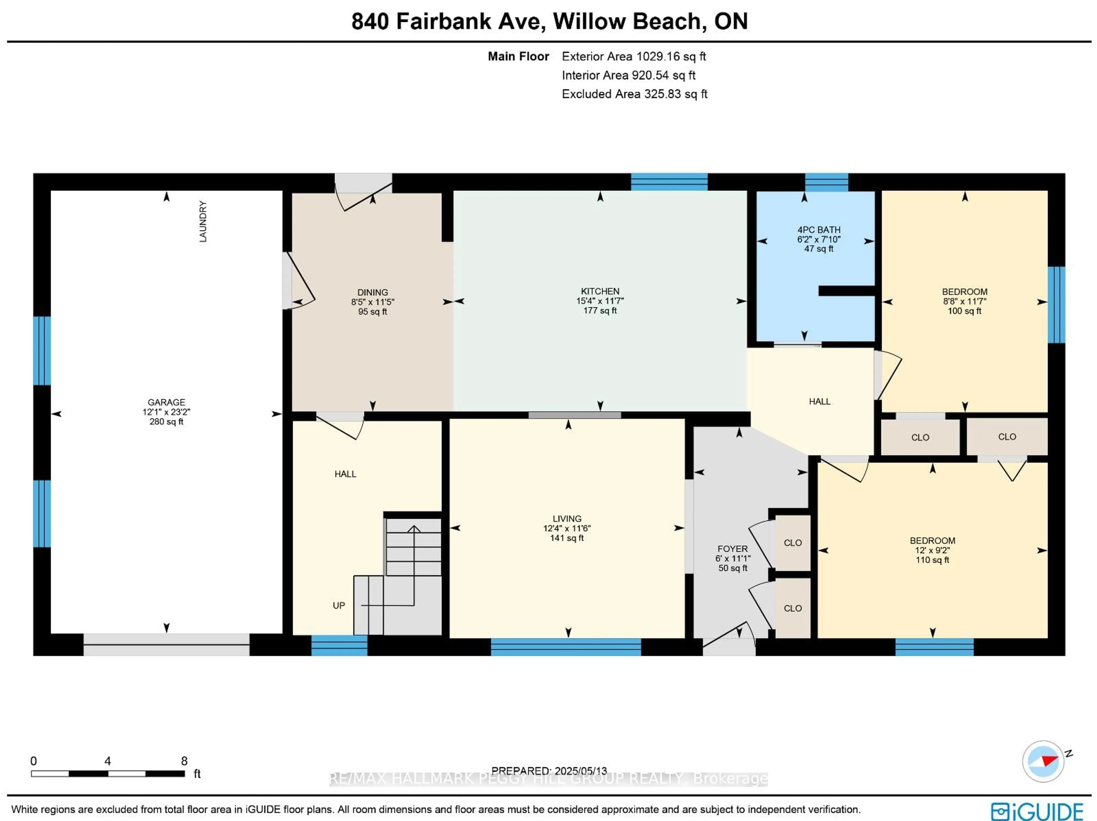 Floor plan for 840 Fairbank Ave, Georgina Ontario L0E 1S0
