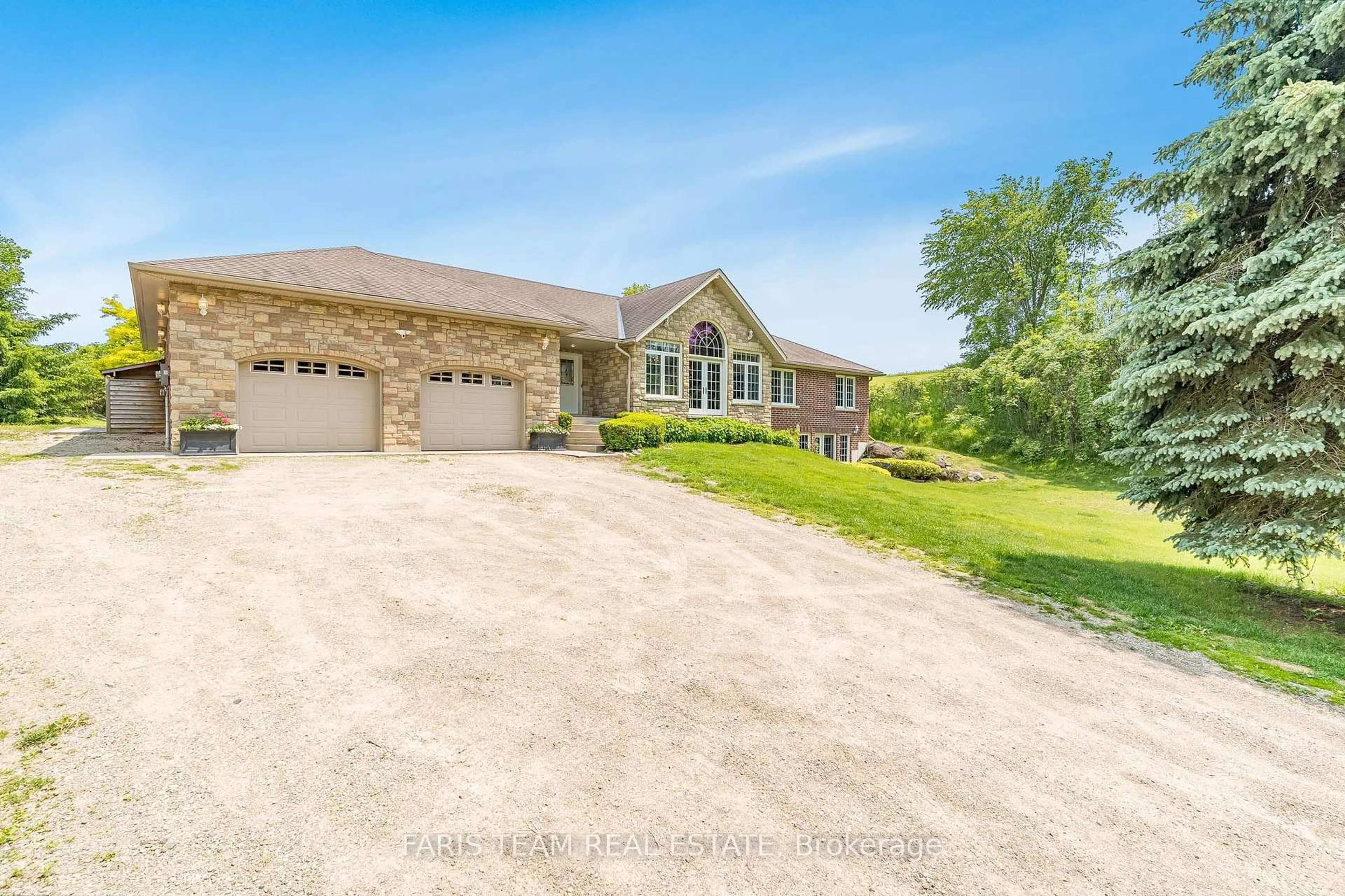 A pic from outside/outdoor area/front of a property/back of a property/a pic from drone, water/lake/river/ocean view for 9229 25 Sideroad Adjala, Adjala-Tosorontio Ontario L9R 1V1