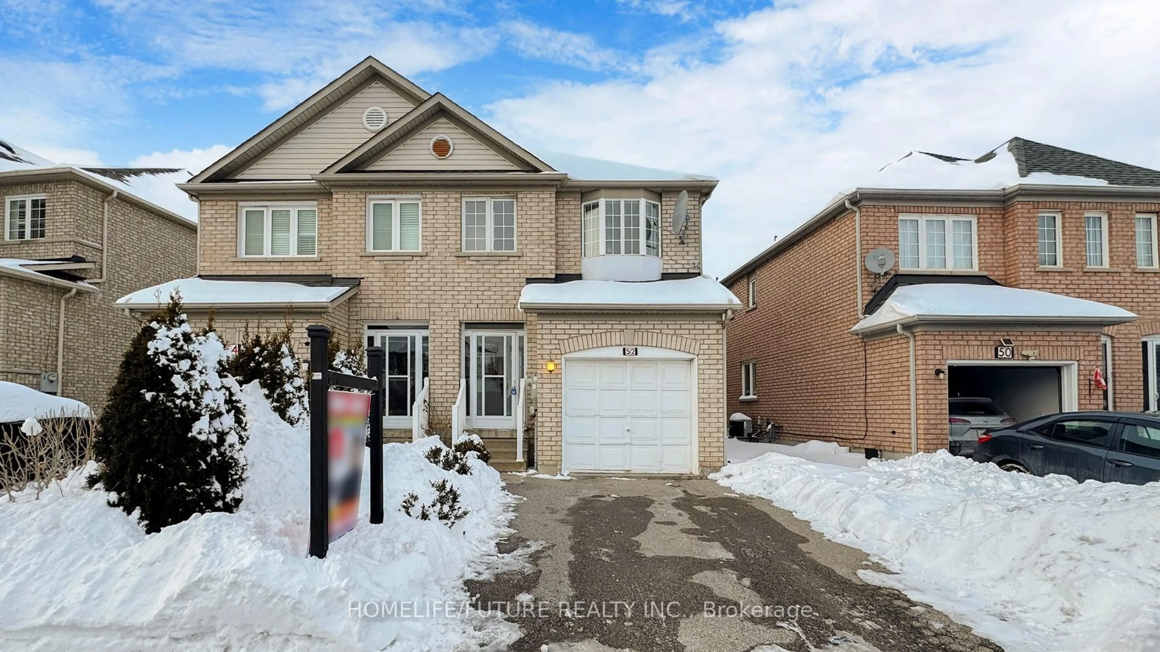 Home with brick exterior material, street for 52 Monique Crt, Markham Ontario L3S 4S5