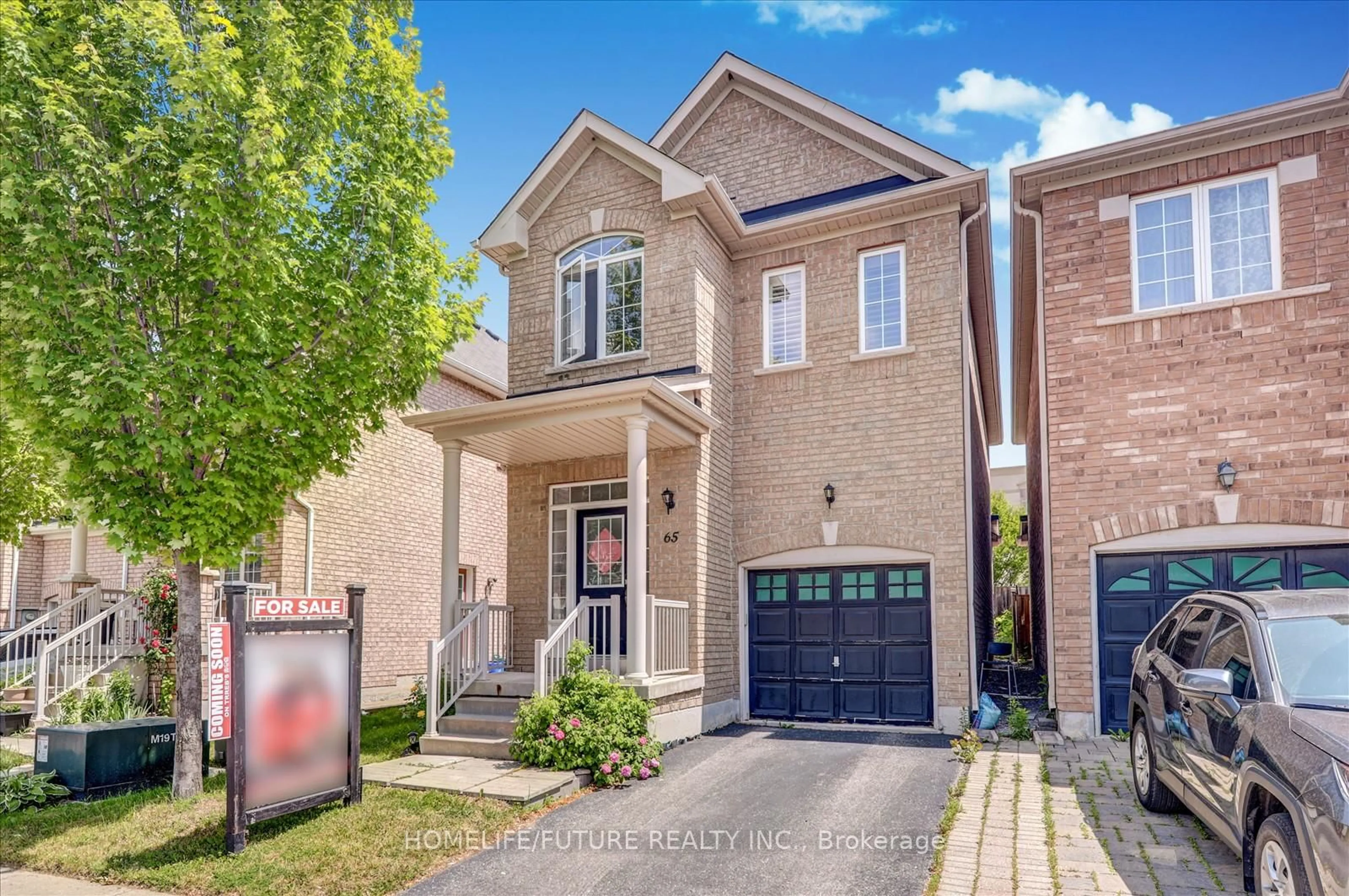 Home with brick exterior material, street for 65 Kincaid Lane, Markham Ontario L3S 0B9