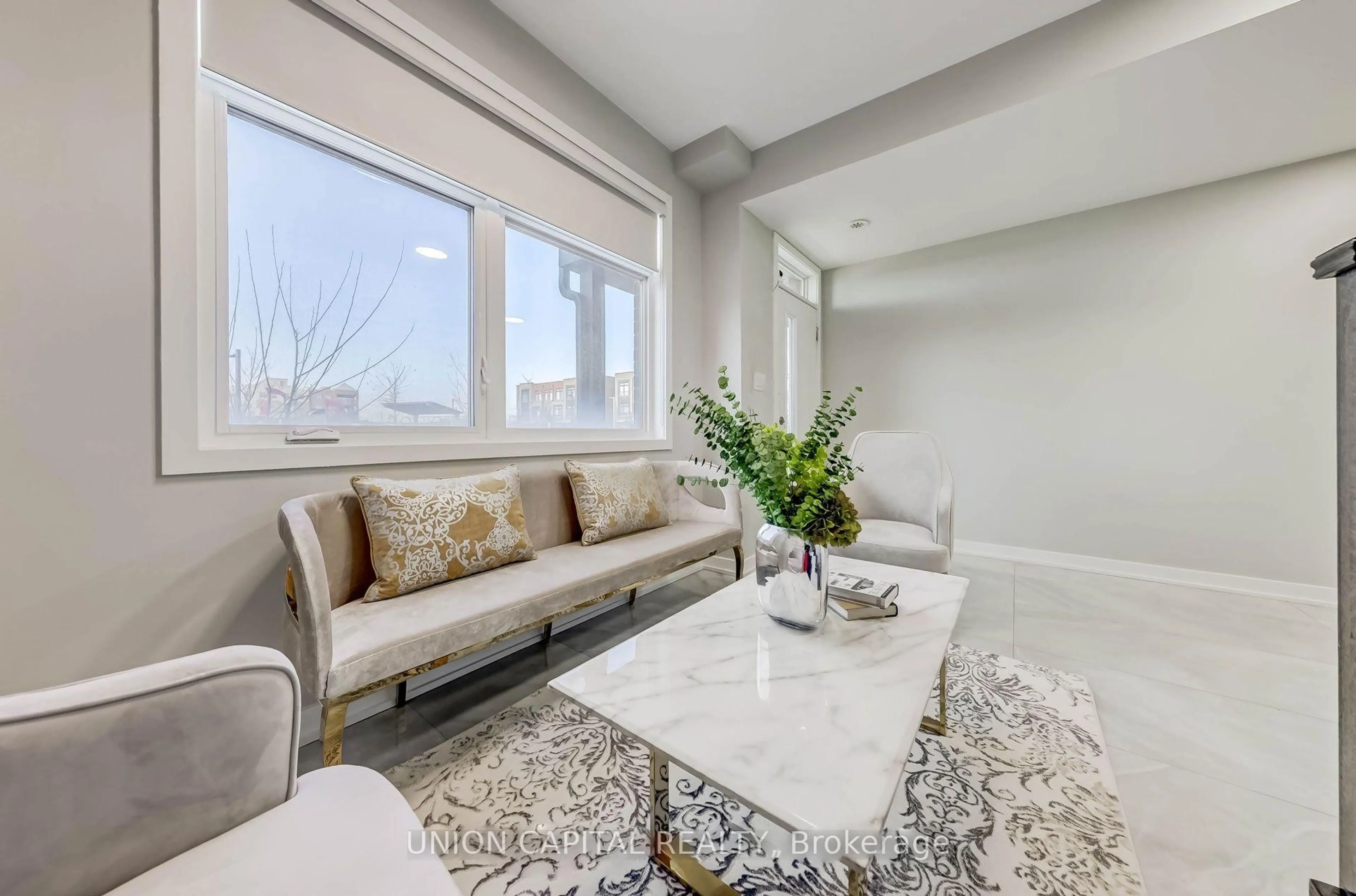 Living room with furniture, unknown for 22 Garneau St, Vaughan Ontario L4L 0M1
