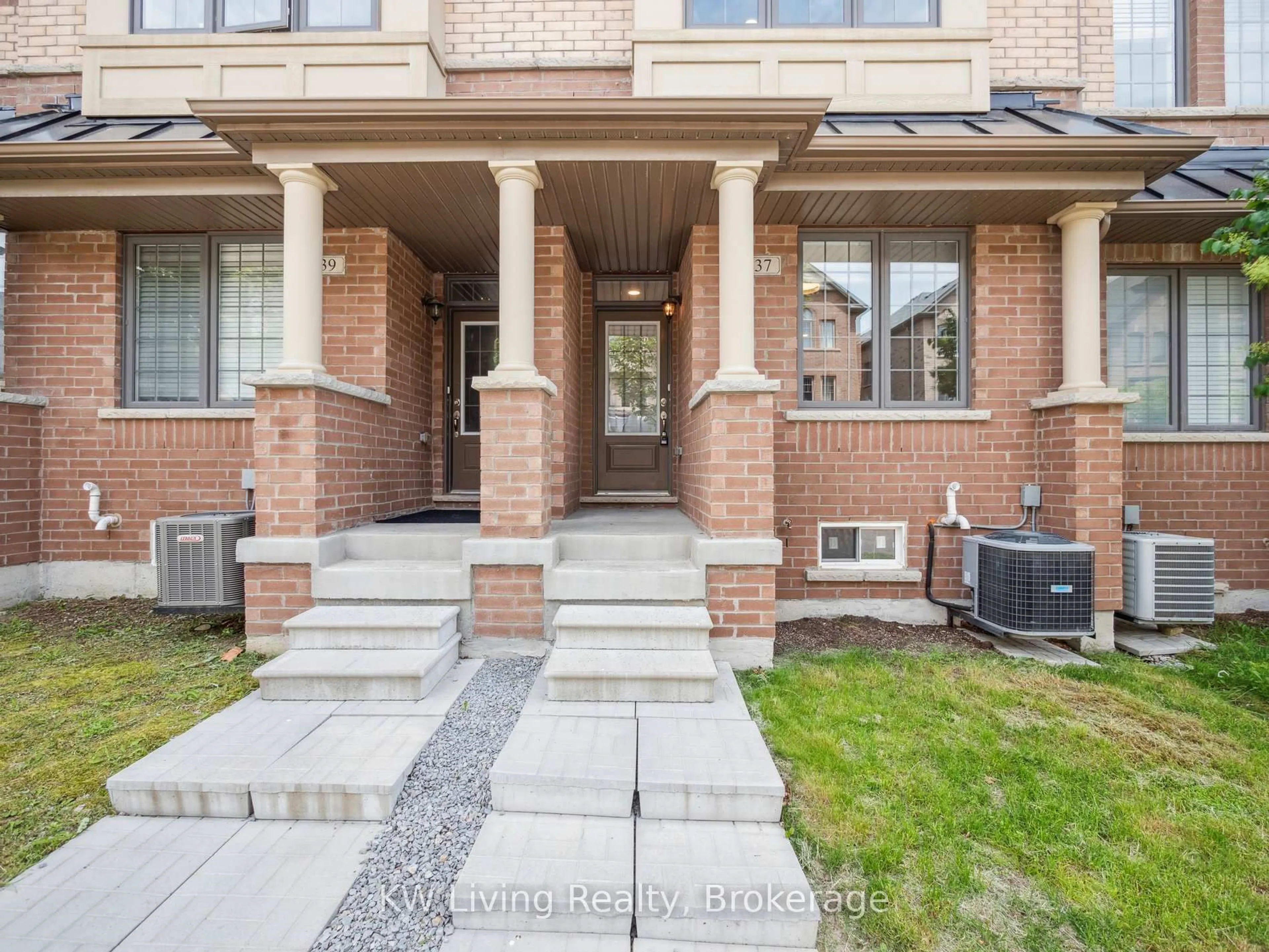 Home with brick exterior material, street for 37 Robert Joffre Leet Ave, Markham Ontario L6B 1P7