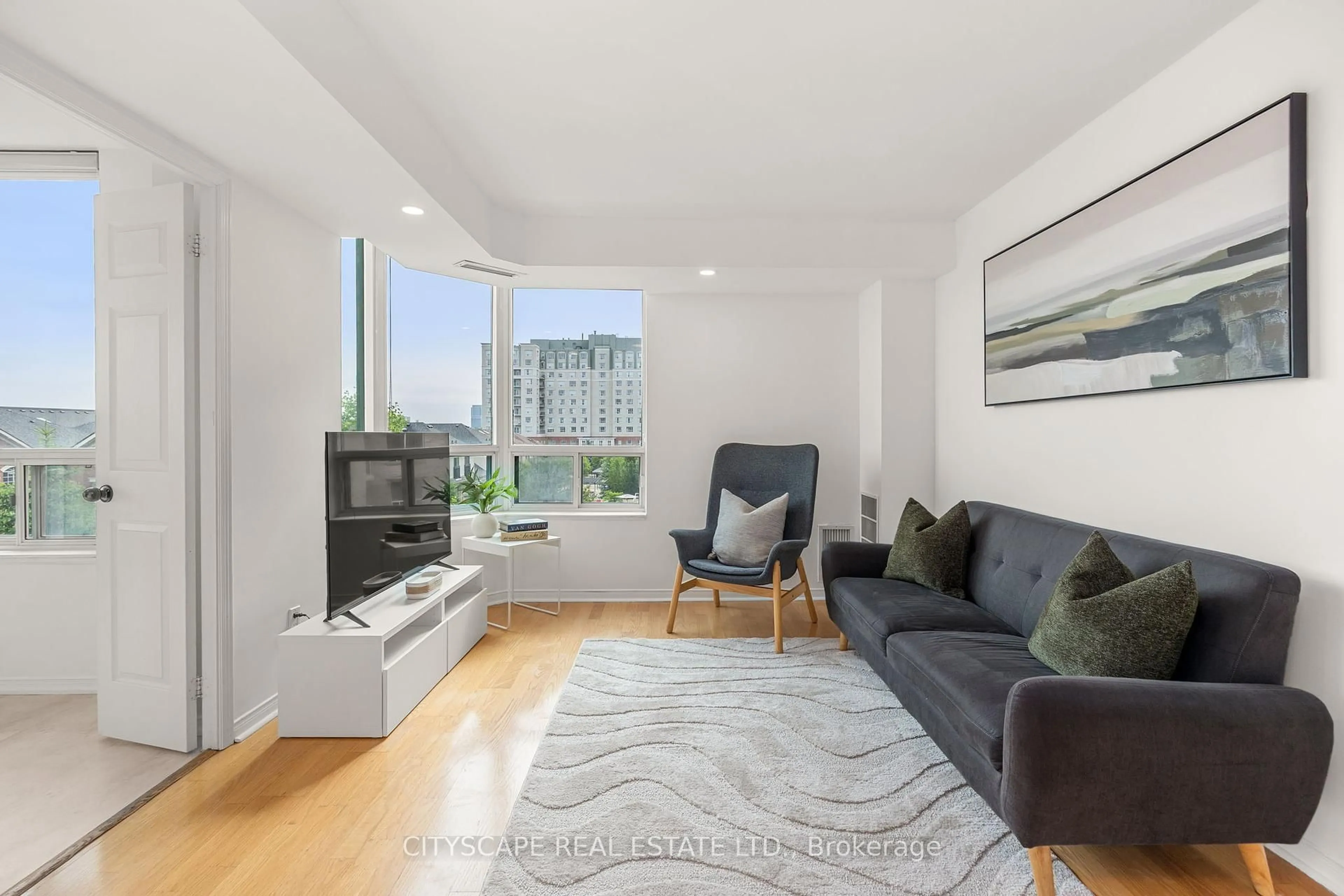 Living room with furniture, unknown for 5 Emerald Lane #503, Vaughan Ontario L4J 8P7