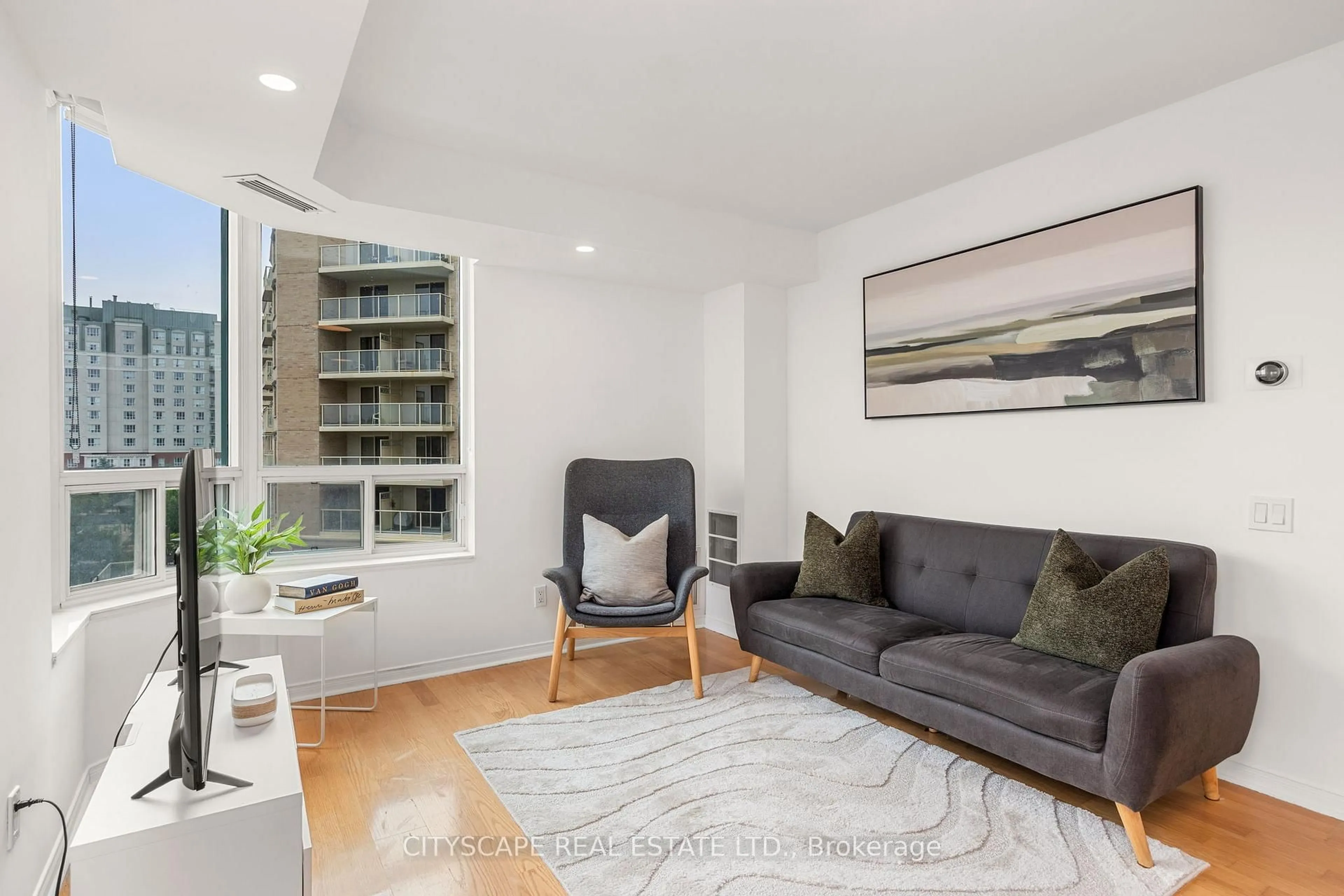 Living room with furniture, unknown for 5 Emerald Lane #503, Vaughan Ontario L4J 8P7
