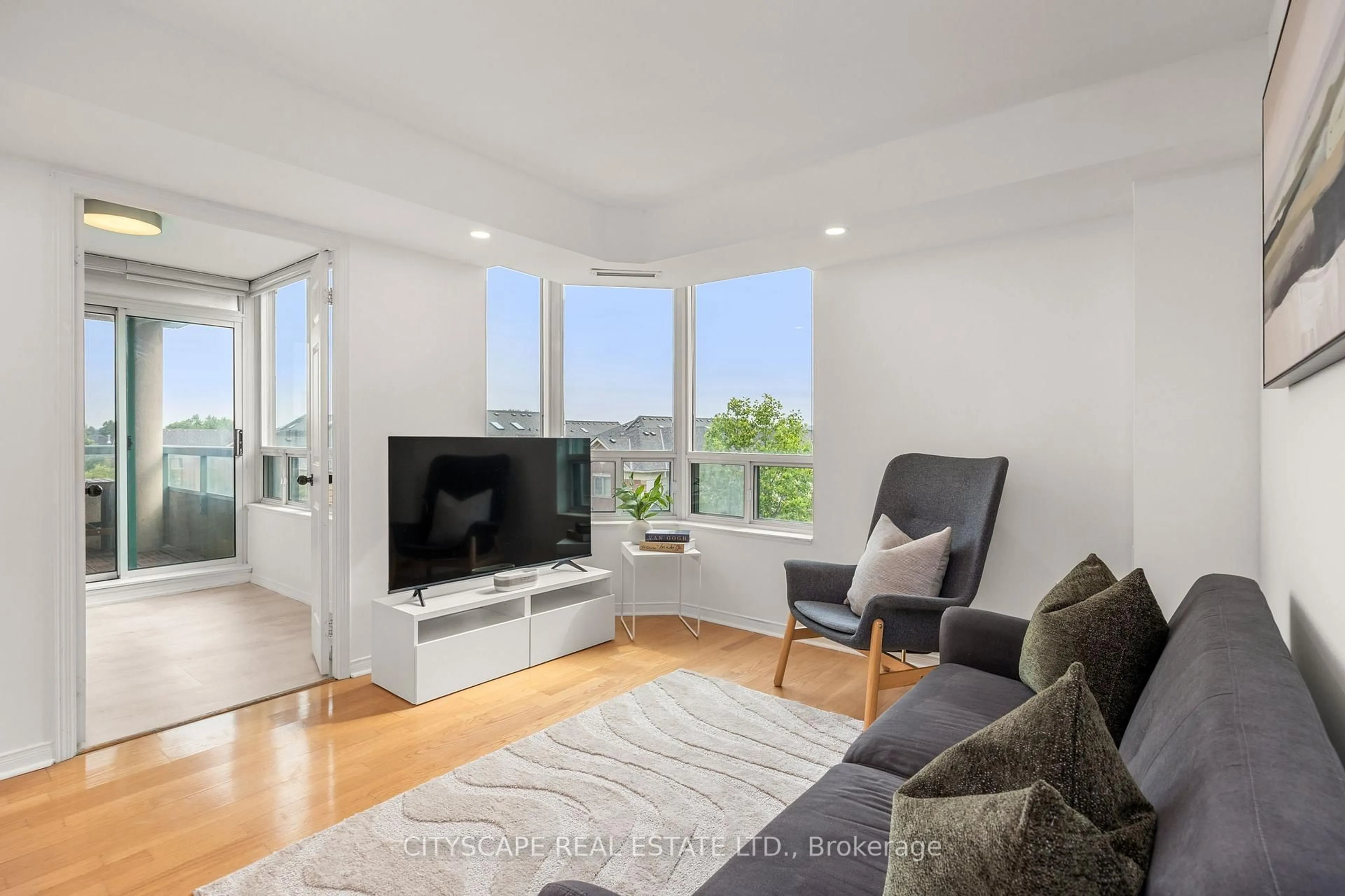 Living room with furniture, unknown for 5 Emerald Lane #503, Vaughan Ontario L4J 8P7