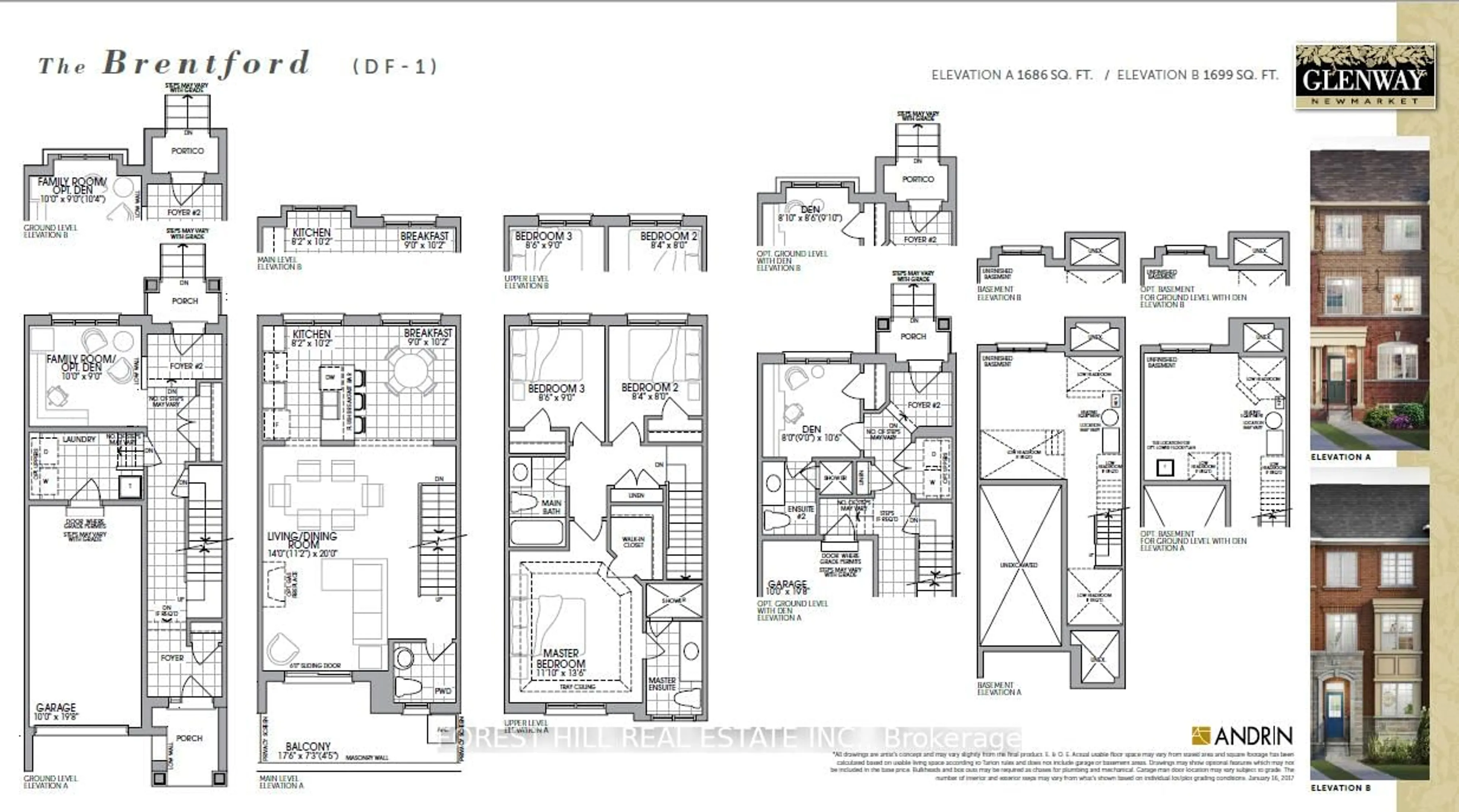 Floor plan for 189 Harding Park St, Newmarket Ontario L3Y 0E3