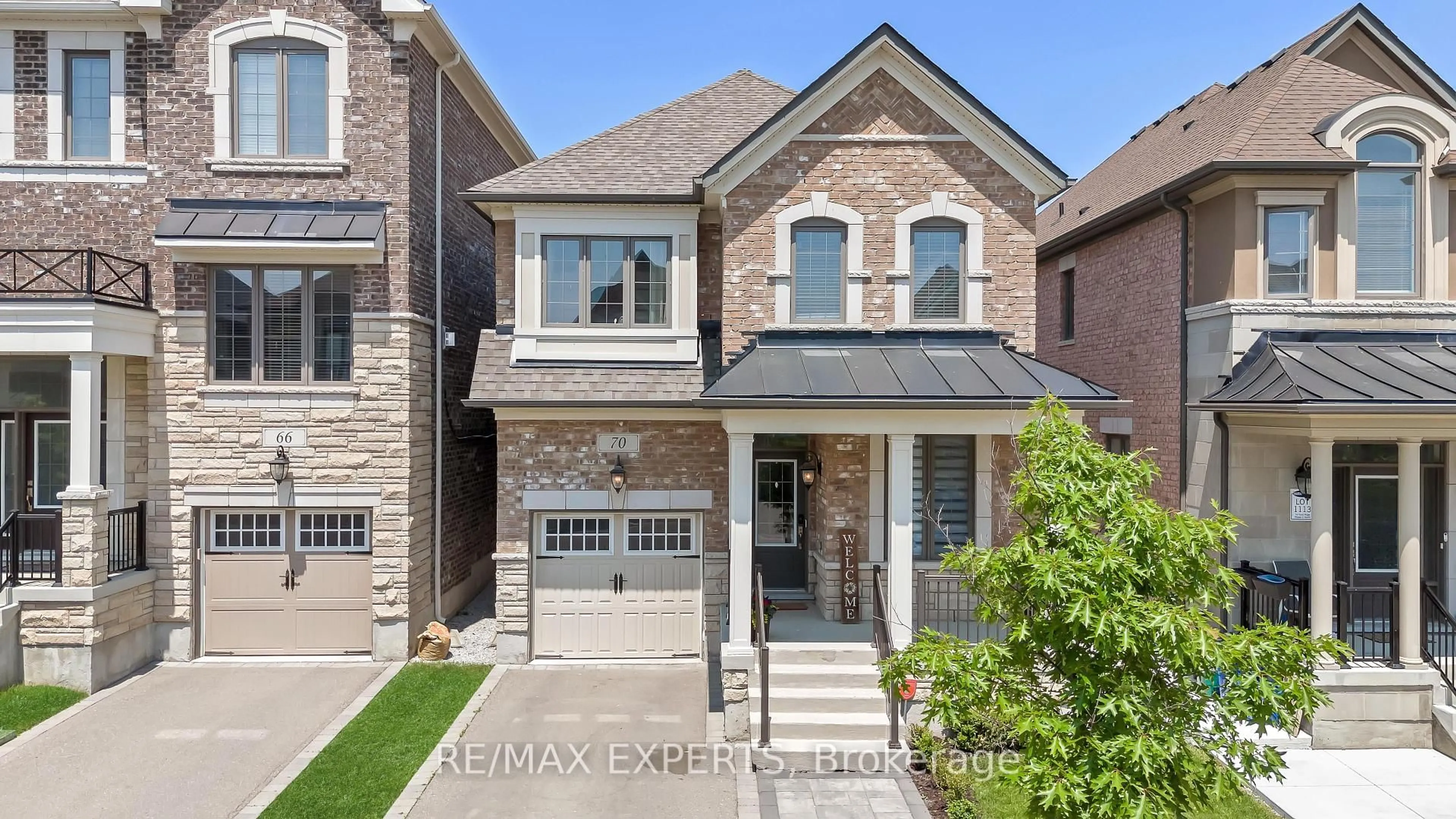 Home with brick exterior material, street for 70 Faust Rdge, Vaughan Ontario L4H 4T1