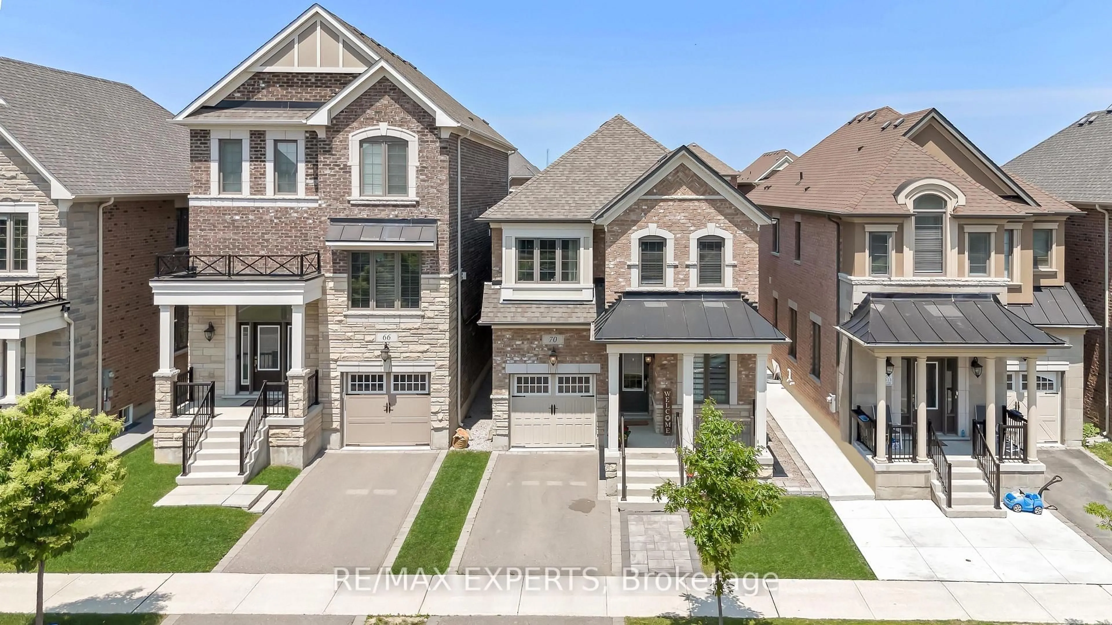 Home with brick exterior material, street for 70 Faust Rdge, Vaughan Ontario L4H 4T1