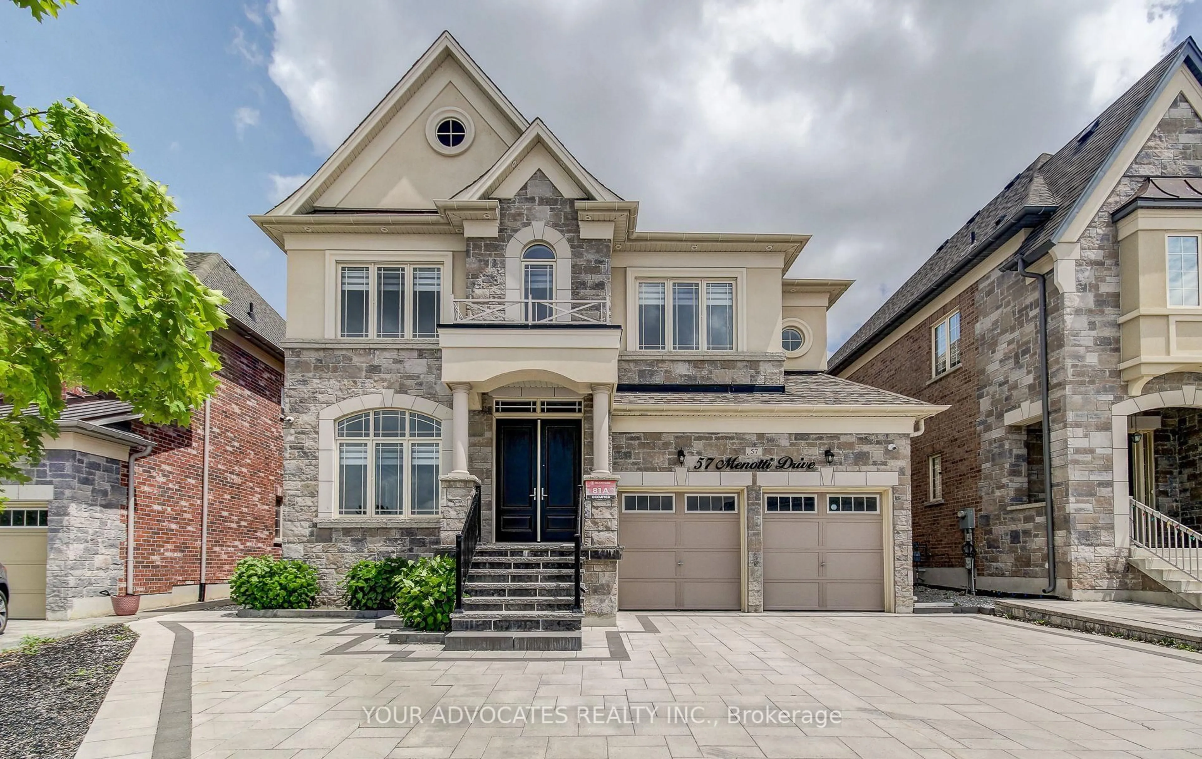 Home with brick exterior material, street for 57 Menotti Dr, Richmond Hill Ontario L4E 0G9