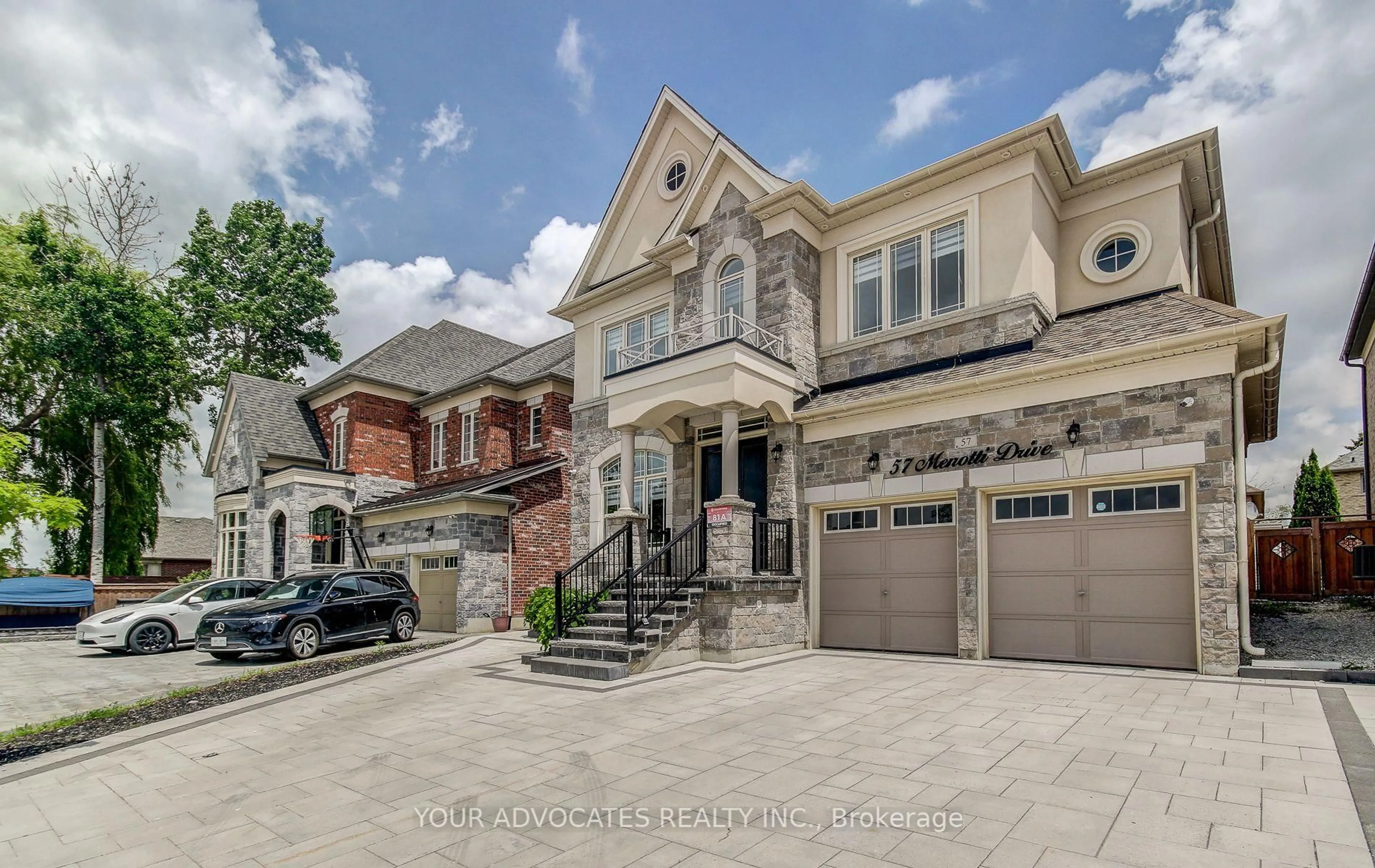 Home with brick exterior material, street for 57 Menotti Dr, Richmond Hill Ontario L4E 0G9