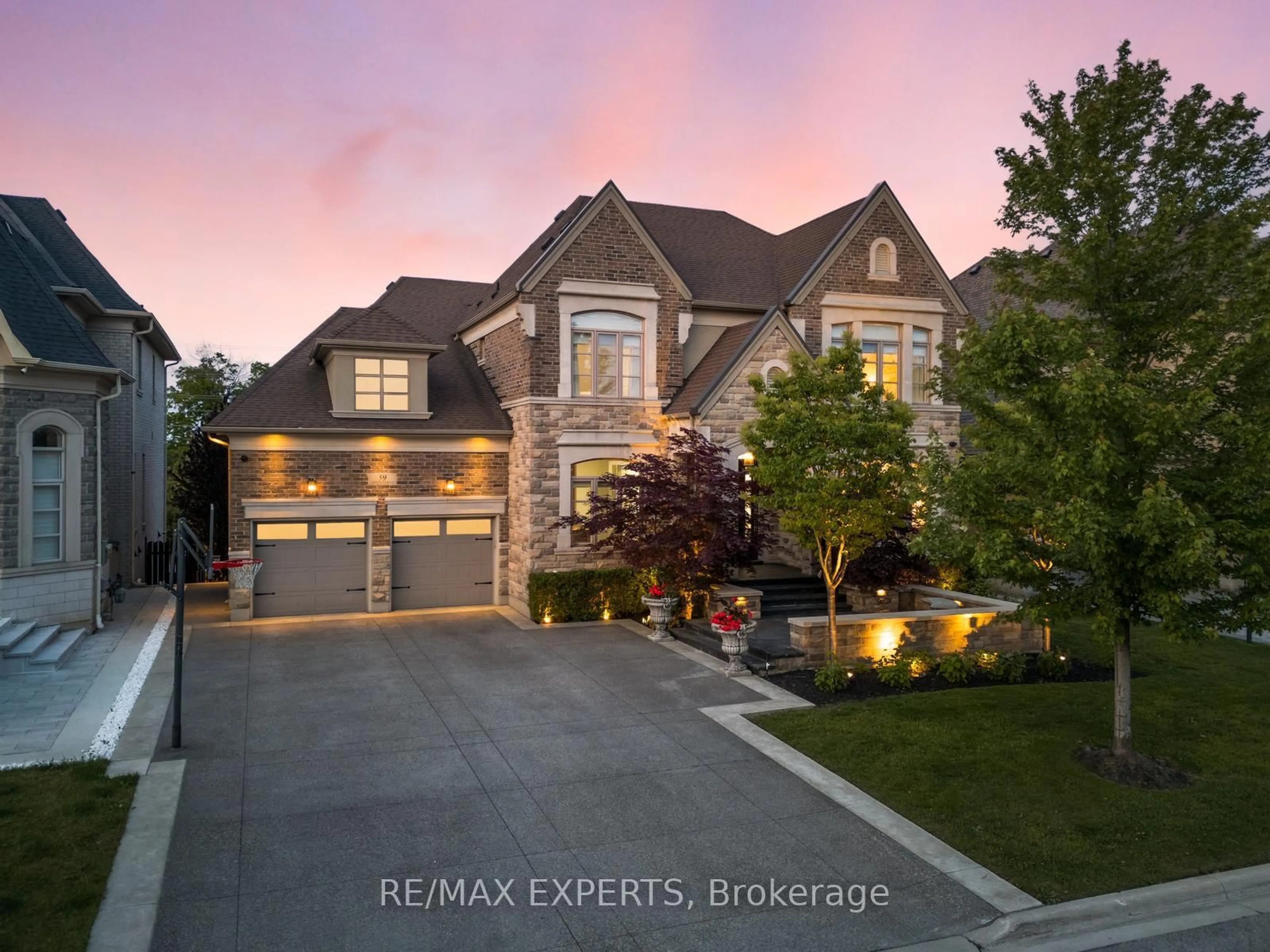 Home with brick exterior material, street for 59 Sarracini Cres, Vaughan Ontario L4L 1X5