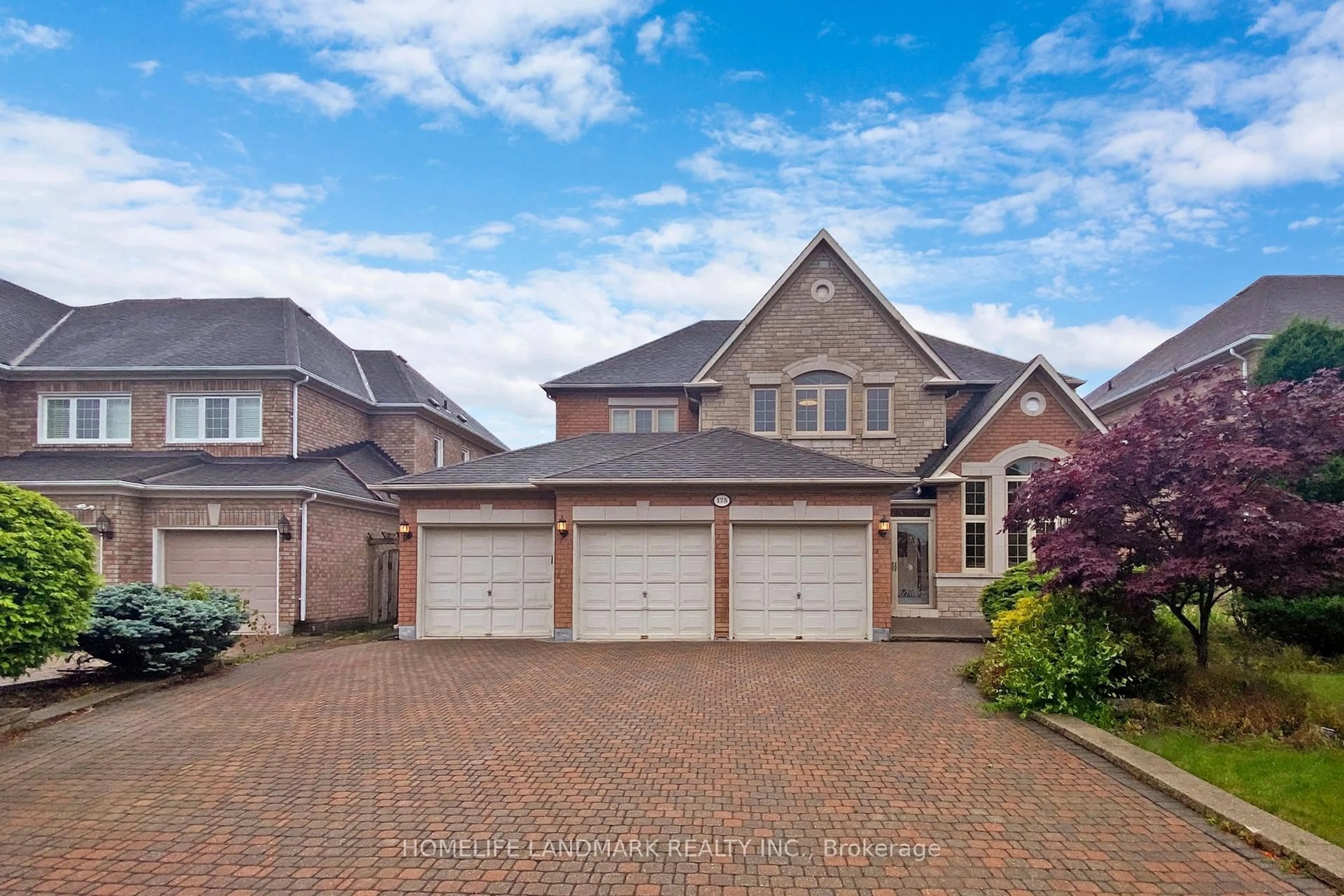 Home with brick exterior material, street for 175 Silver Rose Cres, Markham Ontario L6C 1W9