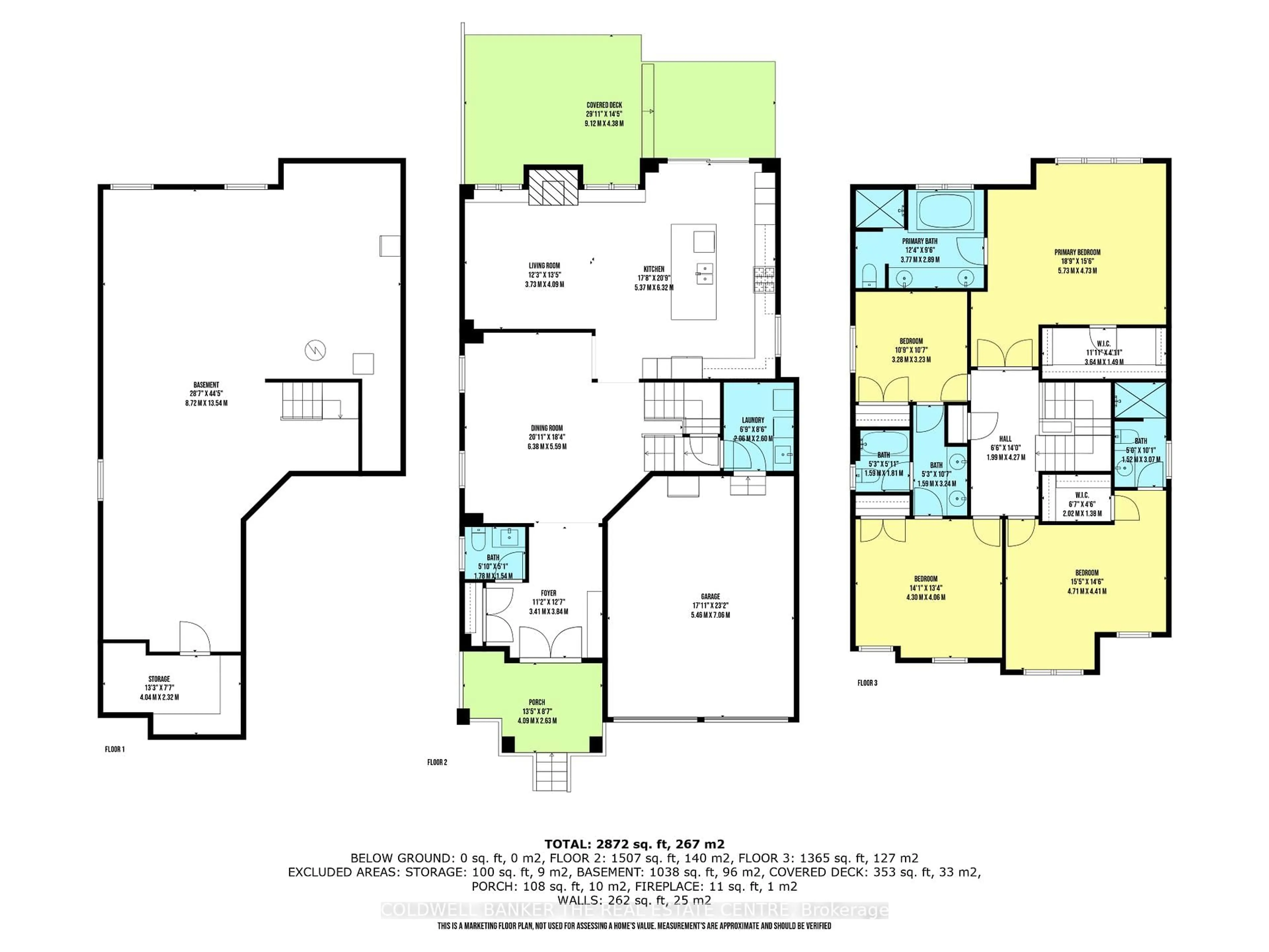Floor plan for 32 Manor Hampton St, East Gwillimbury Ontario L9N 0L6
