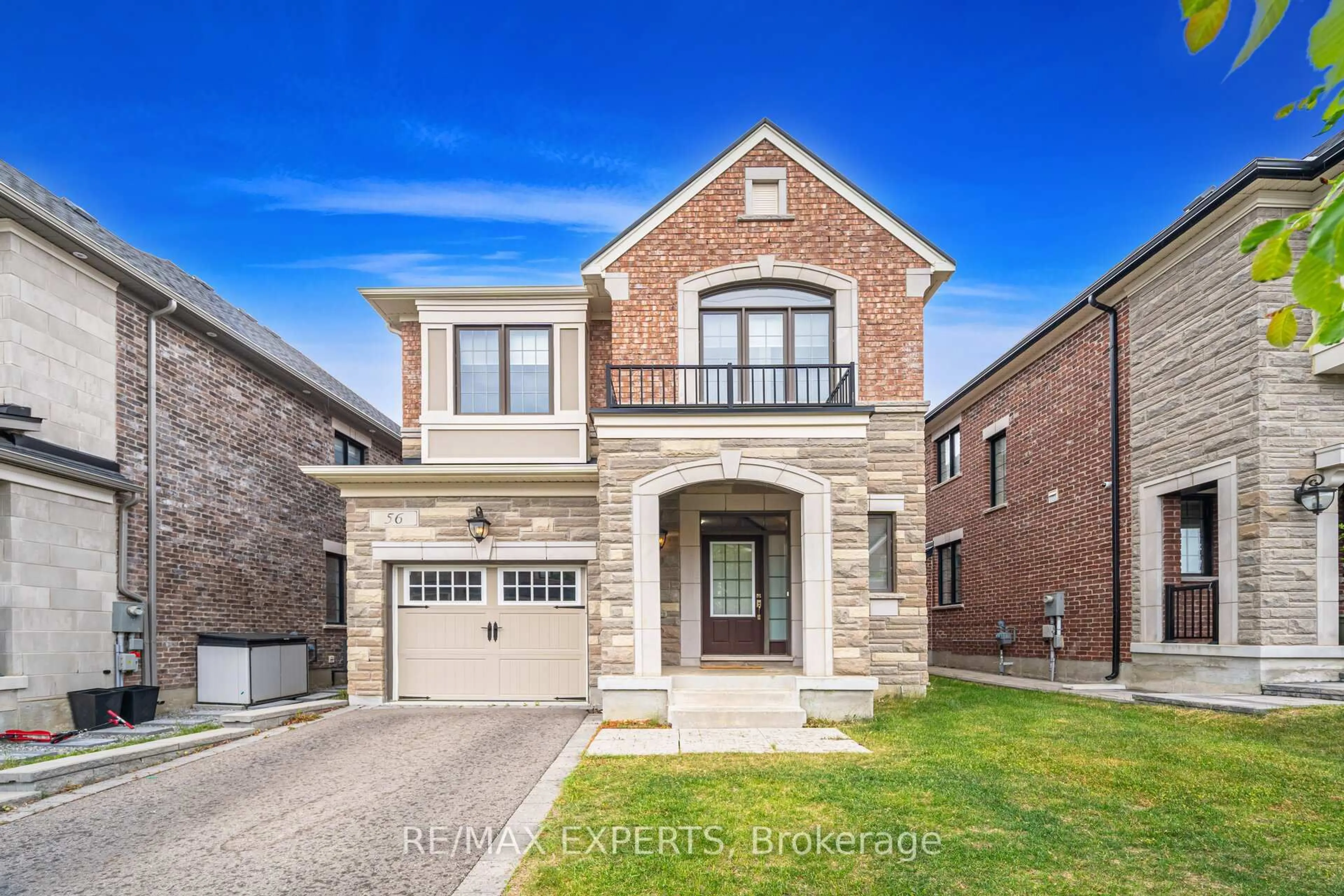 Home with brick exterior material, street for 56 Lacrosse Tr, Vaughan Ontario L4H 4S8