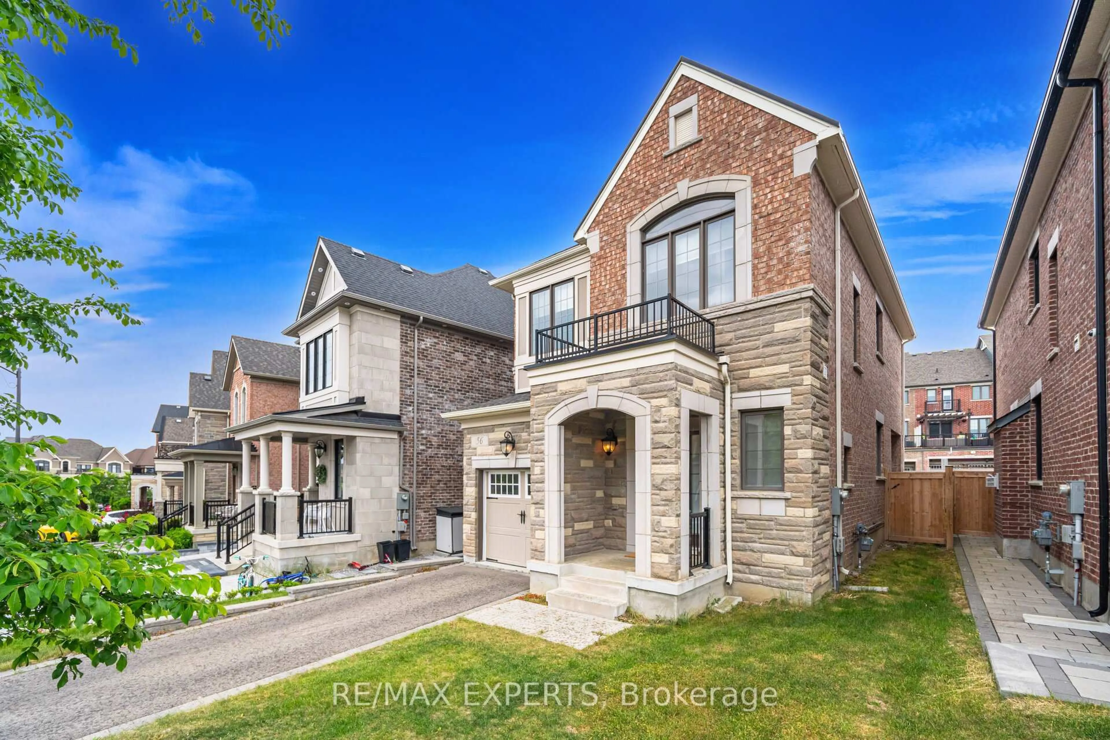 Home with brick exterior material, street for 56 Lacrosse Tr, Vaughan Ontario L4H 4S8