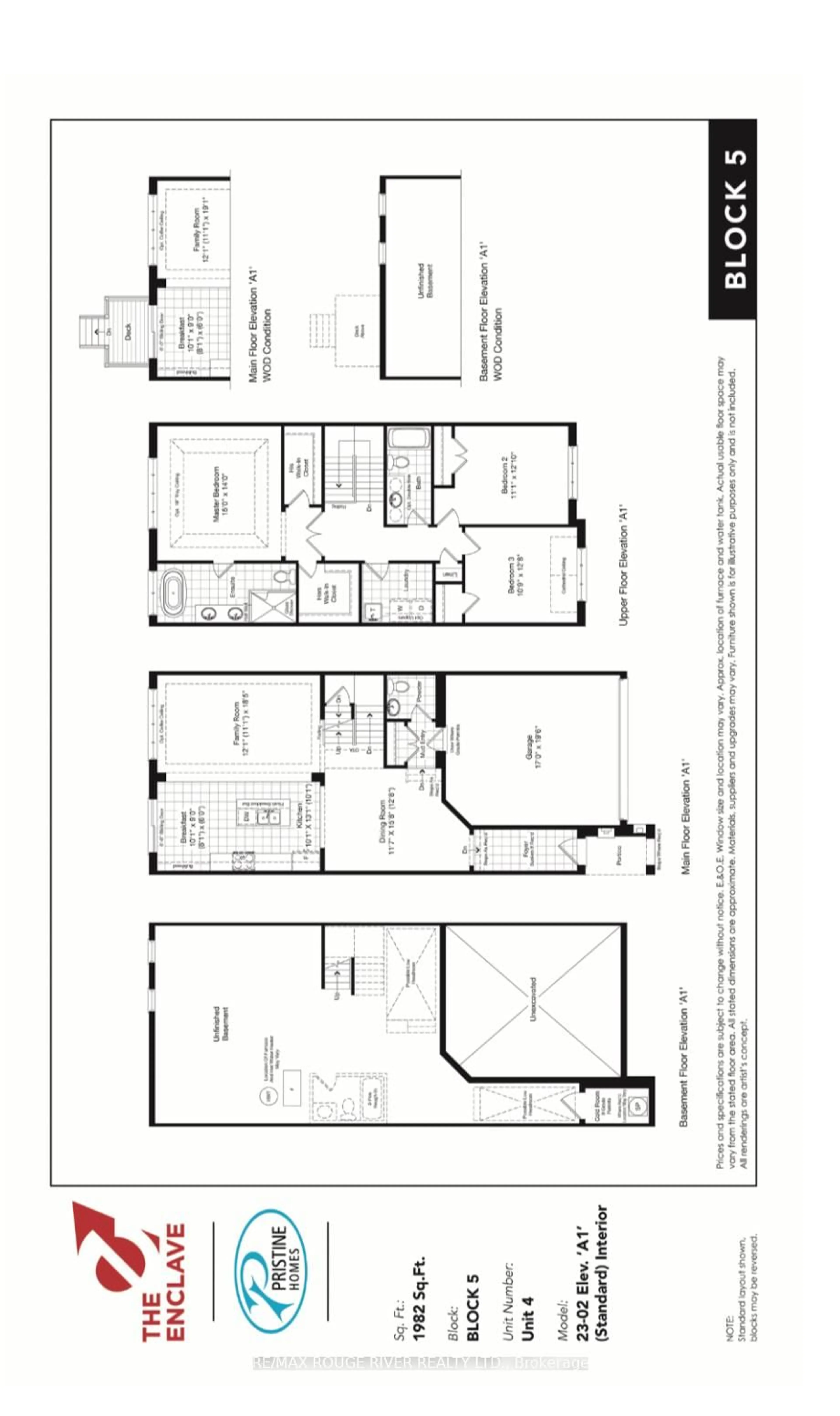 Floor plan for 7 Caviglia Lane, Markham Ontario L6B 1R5