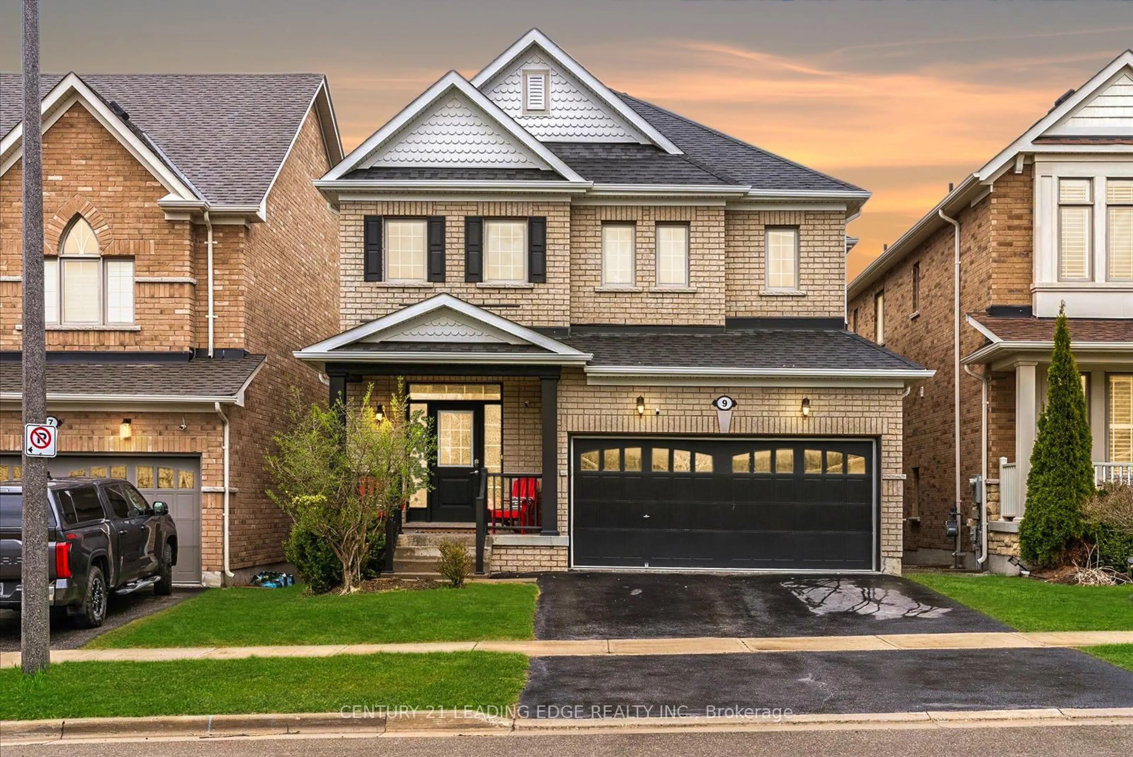 Home with brick exterior material, street for 9 Proctor Gate, New Tecumseth Ontario L0G 1W0
