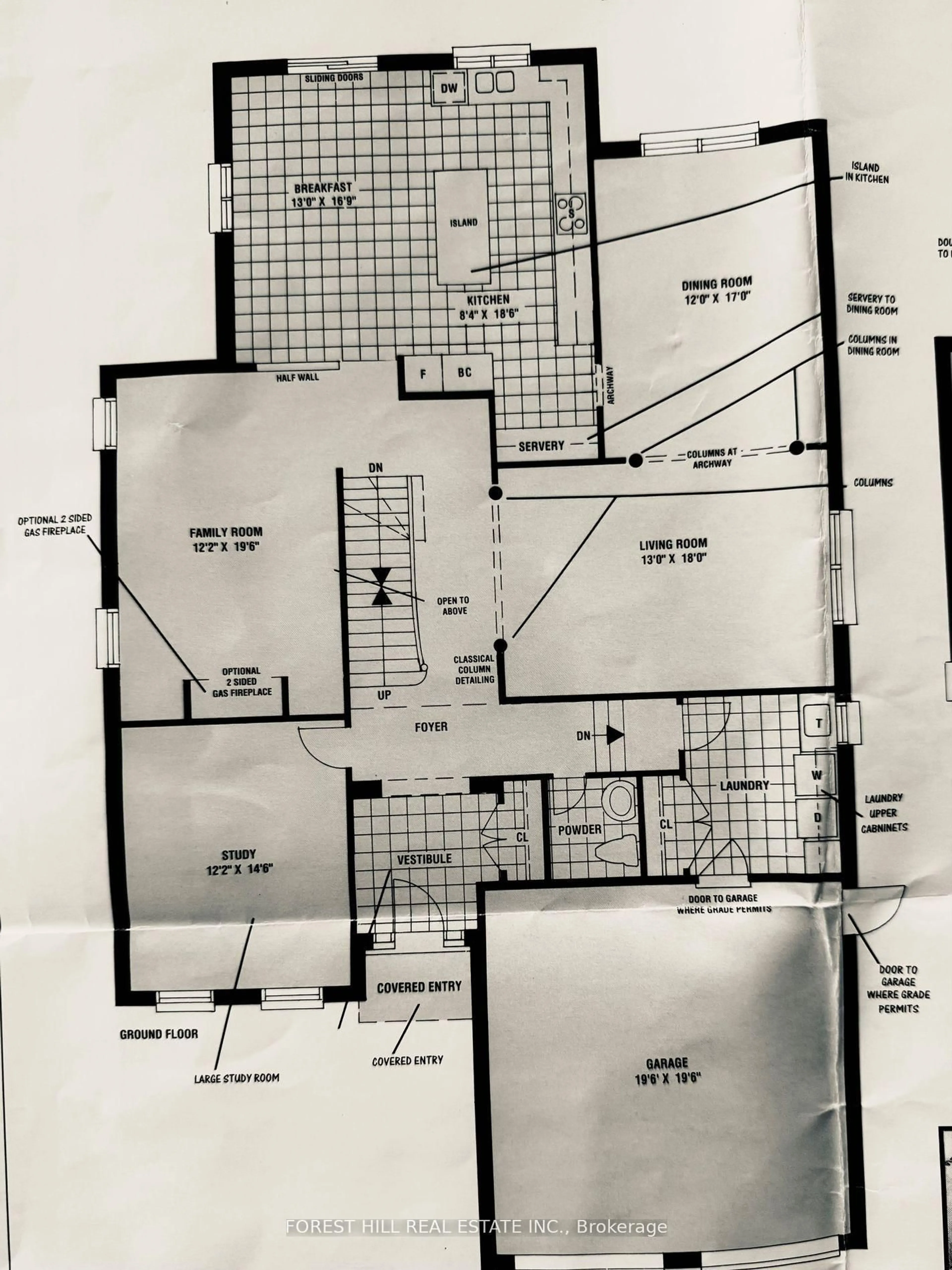 Floor plan for 66 Sanibel Cres, Vaughan Ontario L4J 8K7