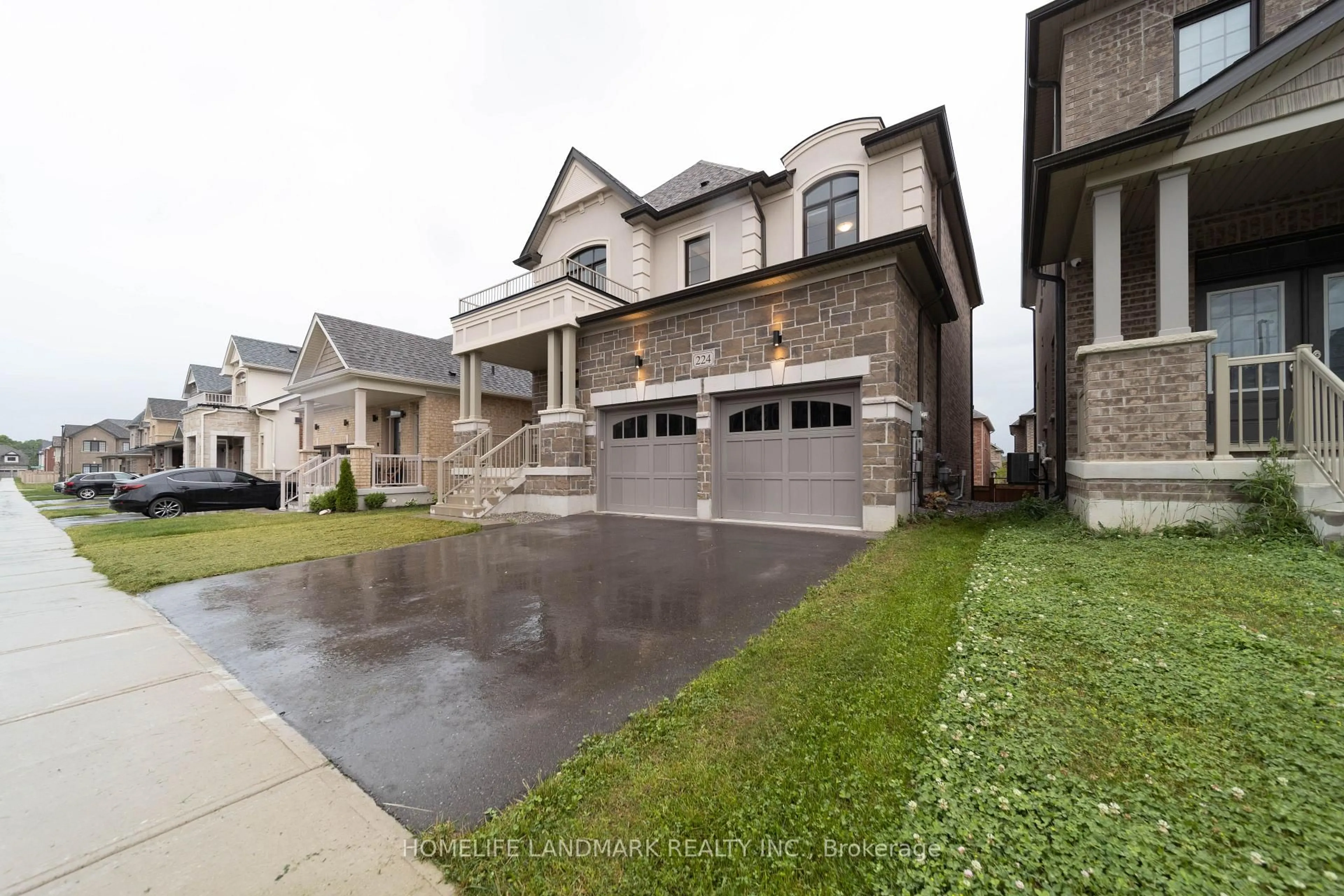 Home with brick exterior material, street for 224 Danny Wheeler Blvd, Georgina Ontario L4P 0J8