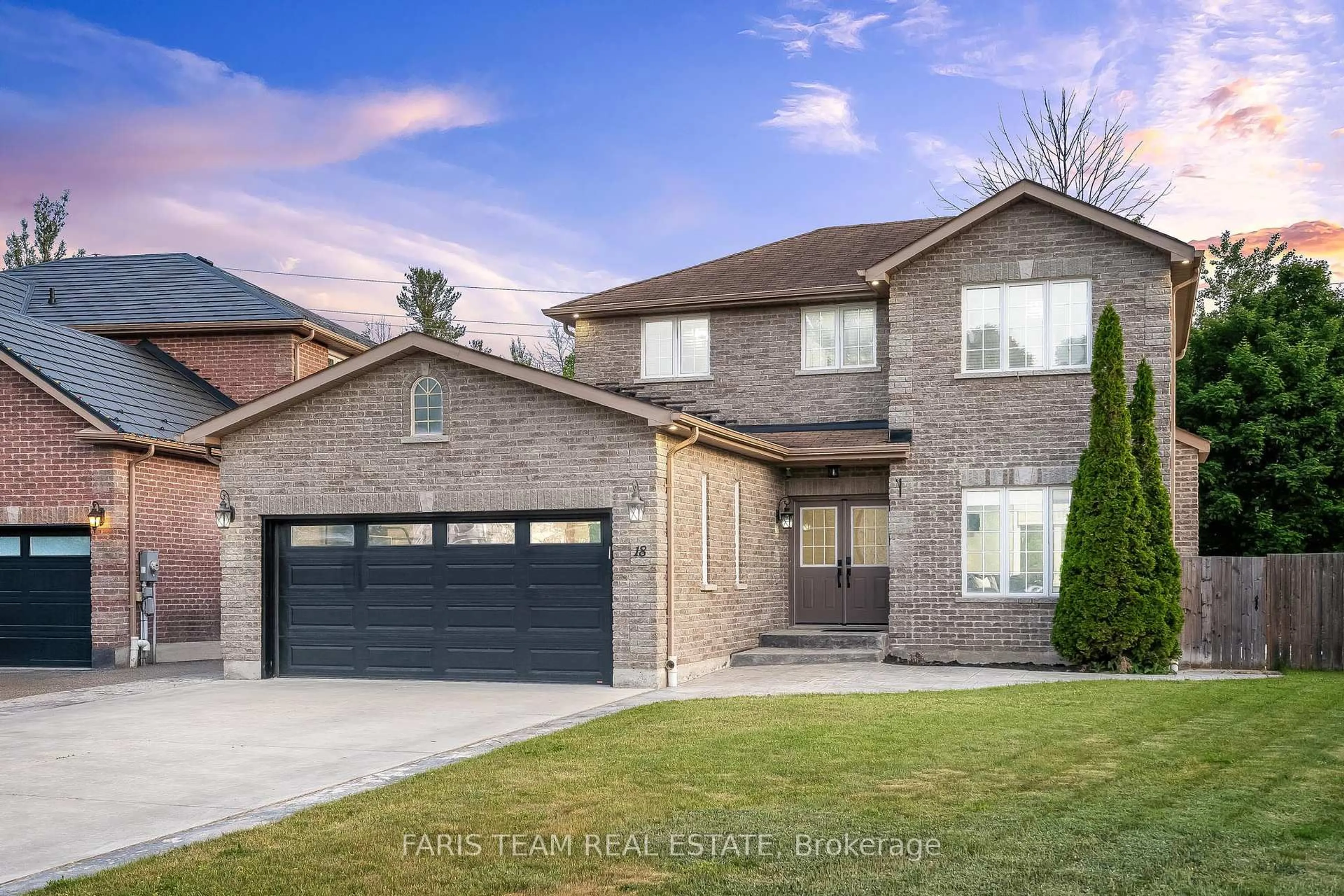 Home with brick exterior material, street for 18 Mancini Dr, Essa Ontario L3W 0A6