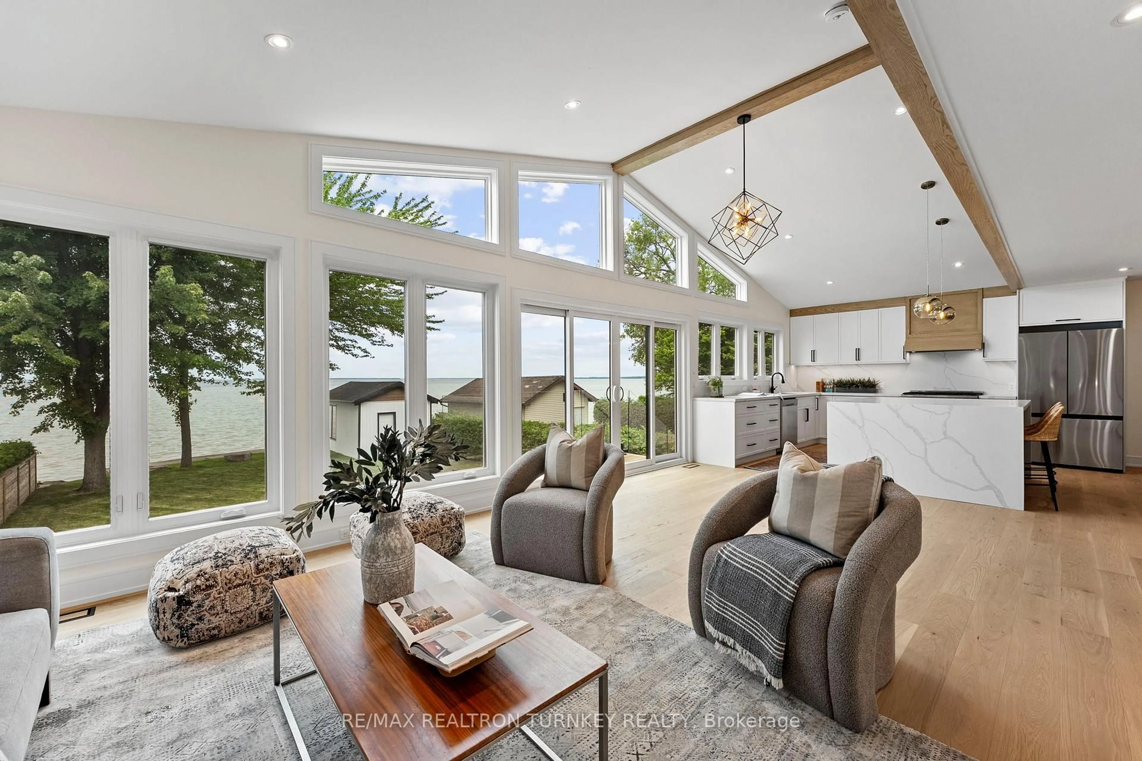 Living room with furniture, unknown for 156 Holmes Point Rd, Georgina Ontario L0E 1N0