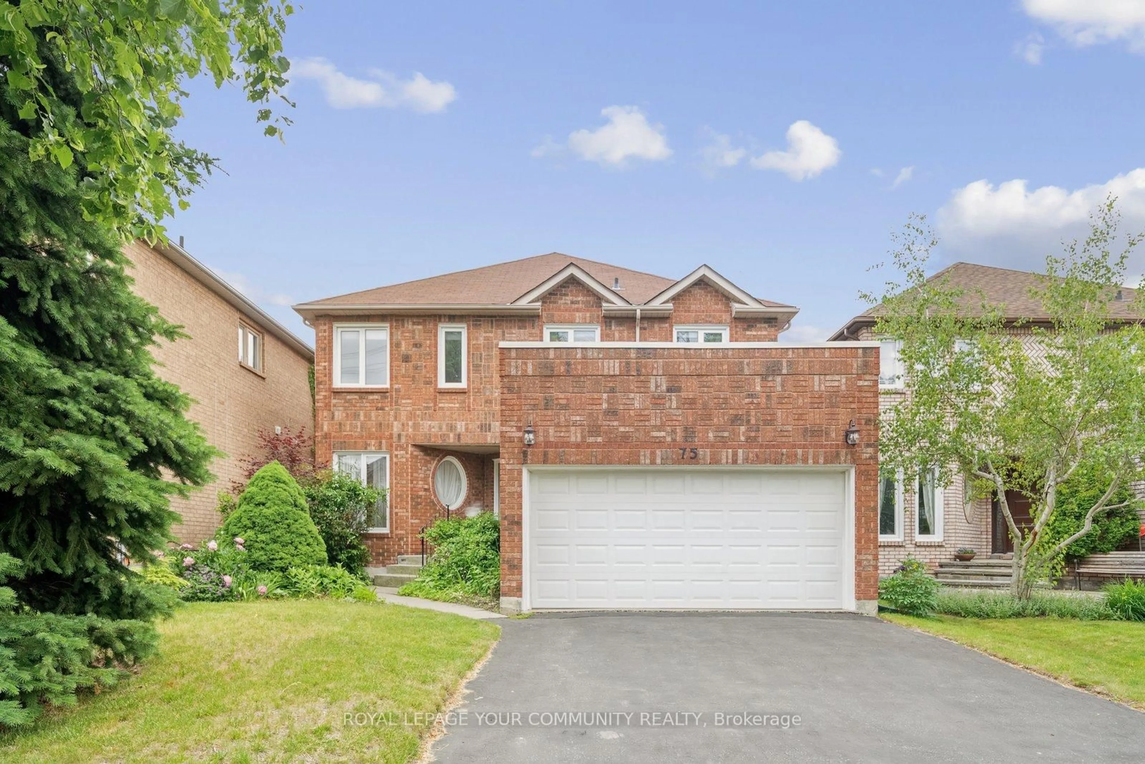Home with brick exterior material, street for 75 VENICE Cres, Vaughan Ontario L4J 7T1