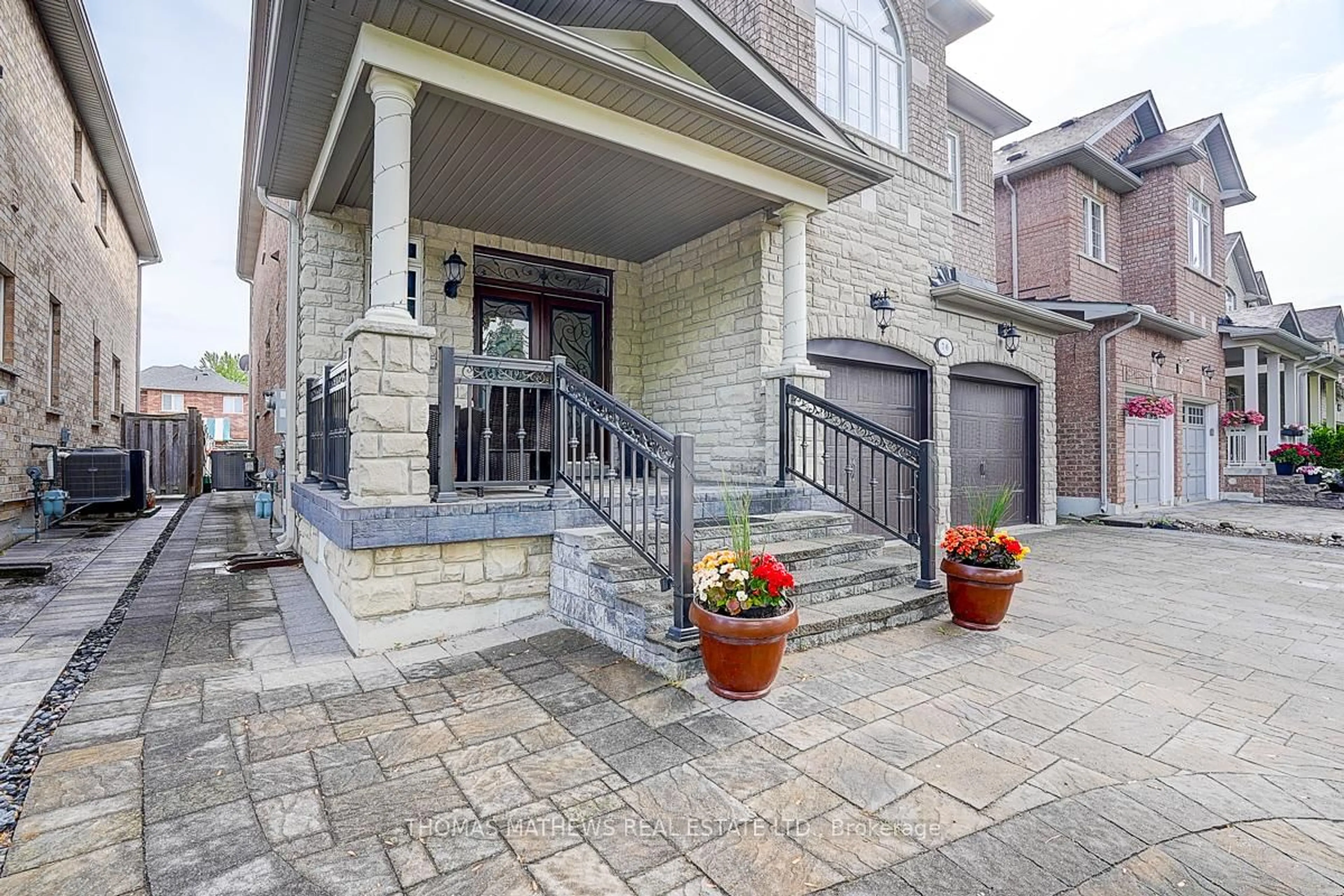 Home with brick exterior material, street for 70 Reginald Lamb Cres, Markham Ontario L6B 0B5