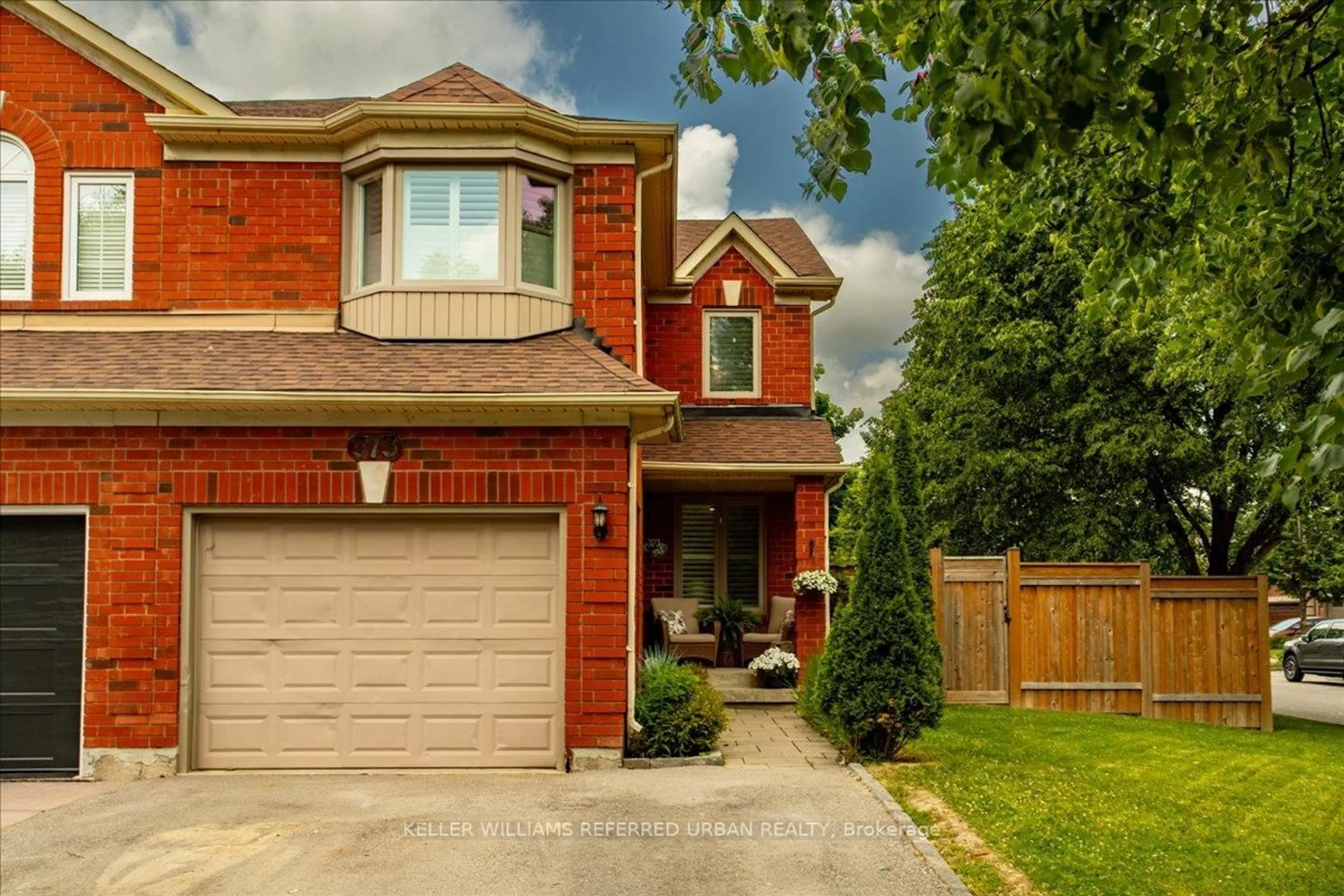 Home with brick exterior material, street for 373 Pinnacle Tr, Aurora Ontario L4G 7G3