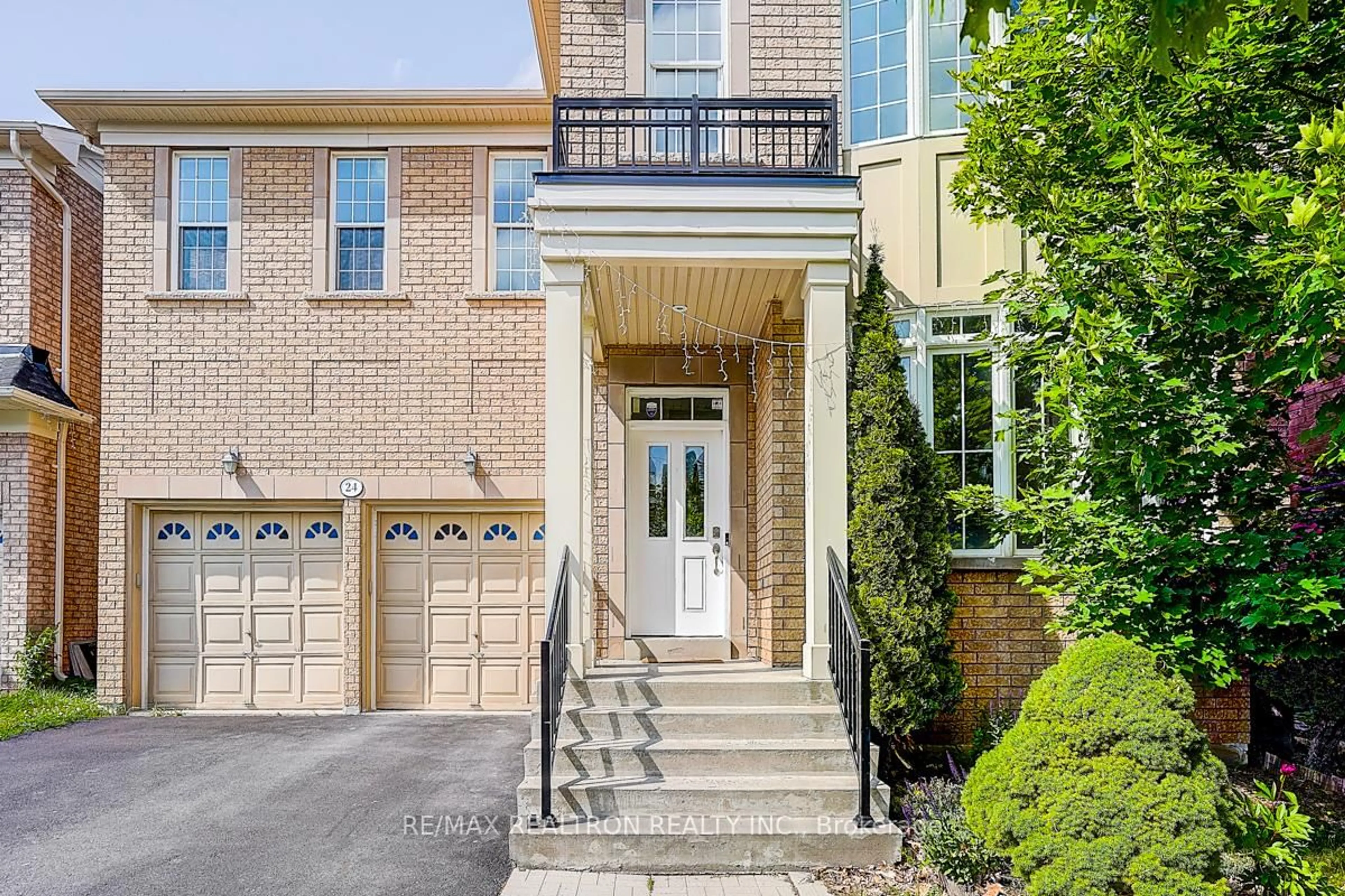 Home with brick exterior material, street for 24 Valmont Ave, Richmond Hill Ontario L4E 0P9