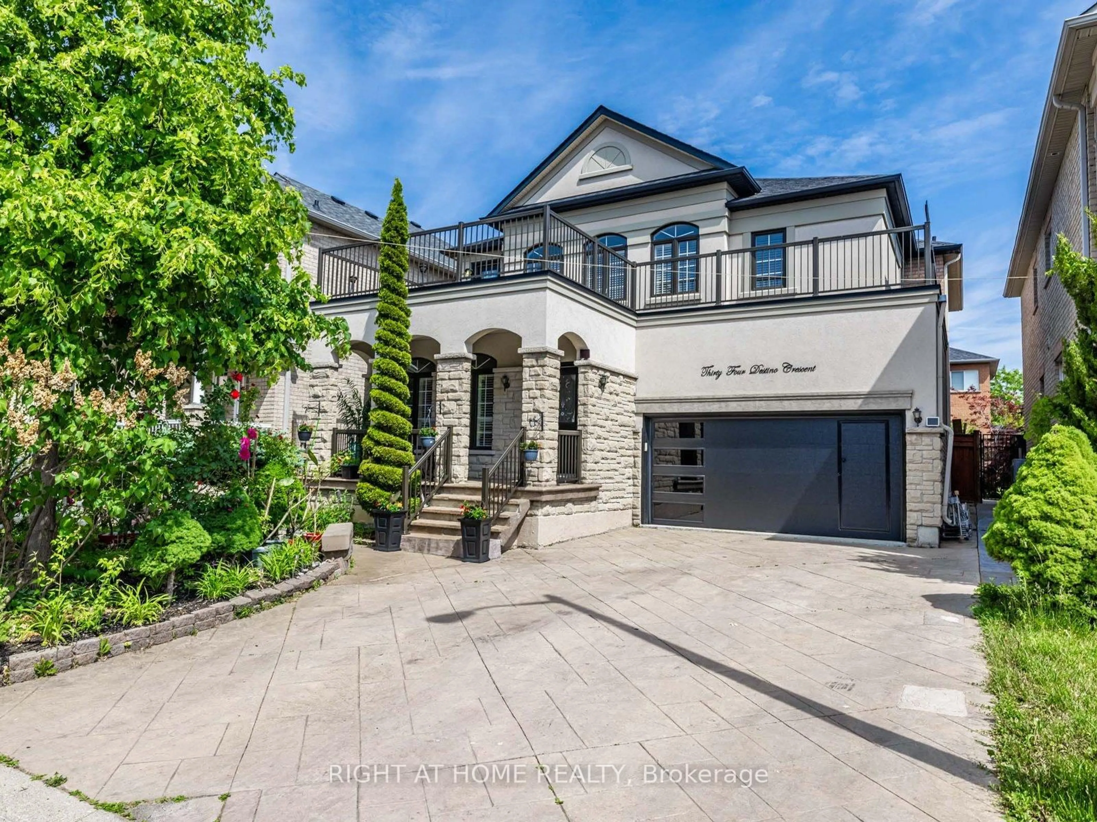 Home with brick exterior material, street for 34 Destino Cres, Vaughan Ontario L4H 3E1